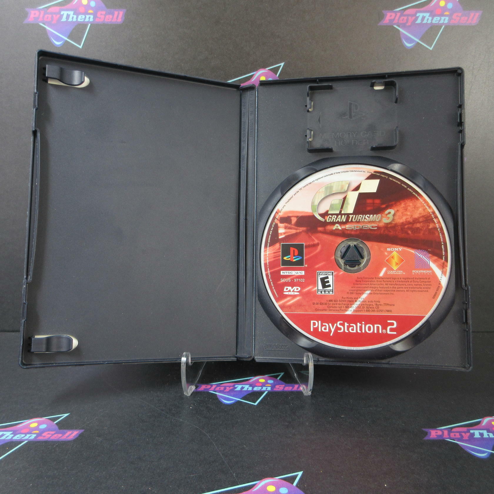 Gran Turismo 3 A-spec GH PS2 PlayStation 2 AD/NM - Very Good