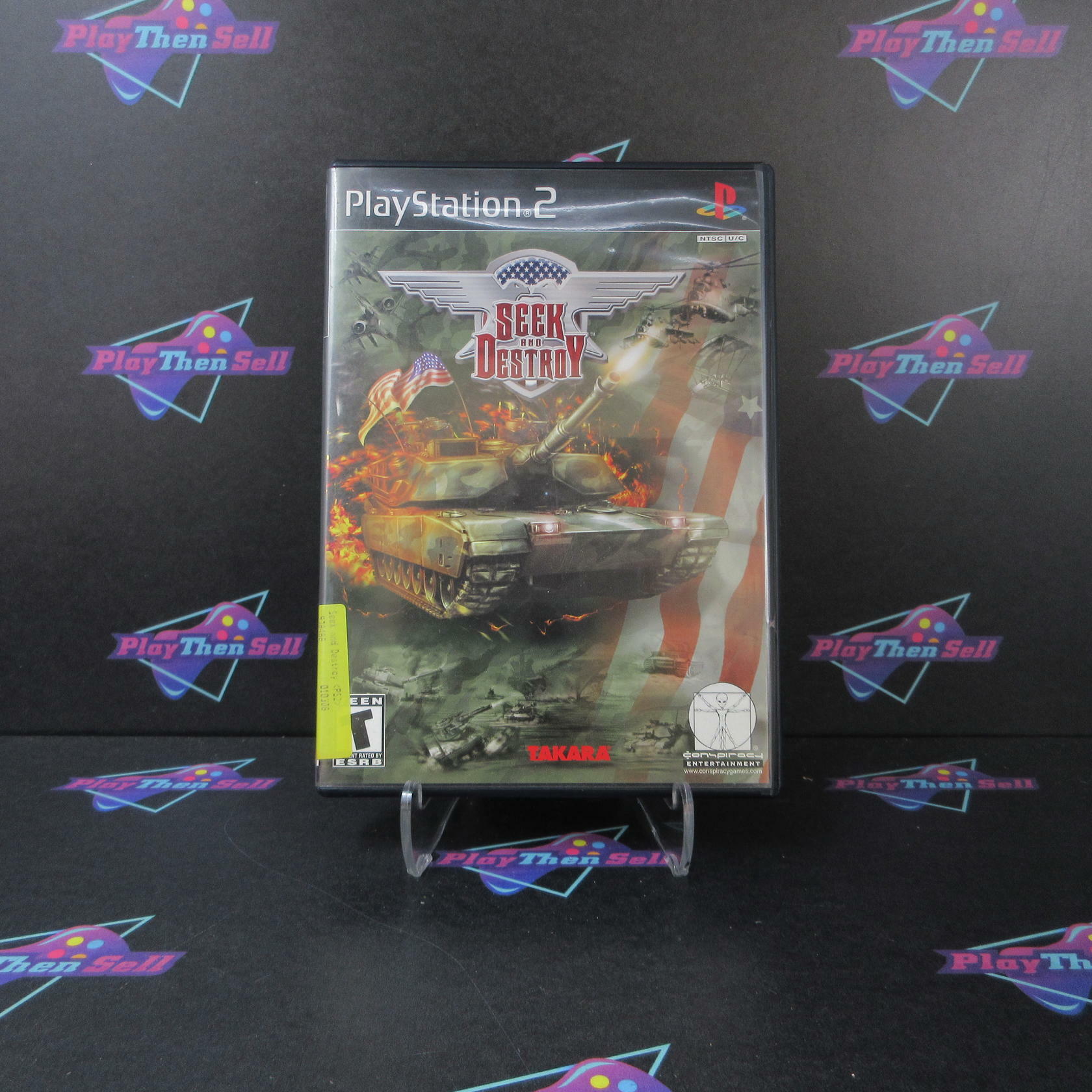 Seek and Destroy PS2 PlayStation 2 AD Complete CIB - Very Good