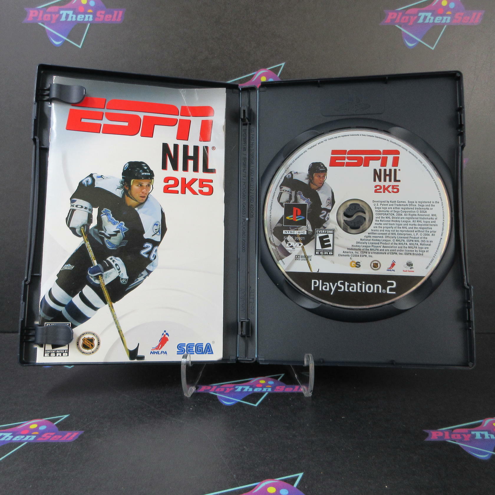 ESPN NHL 2K5 PS2 PlayStation 2 MD Complete CIB - Very Good