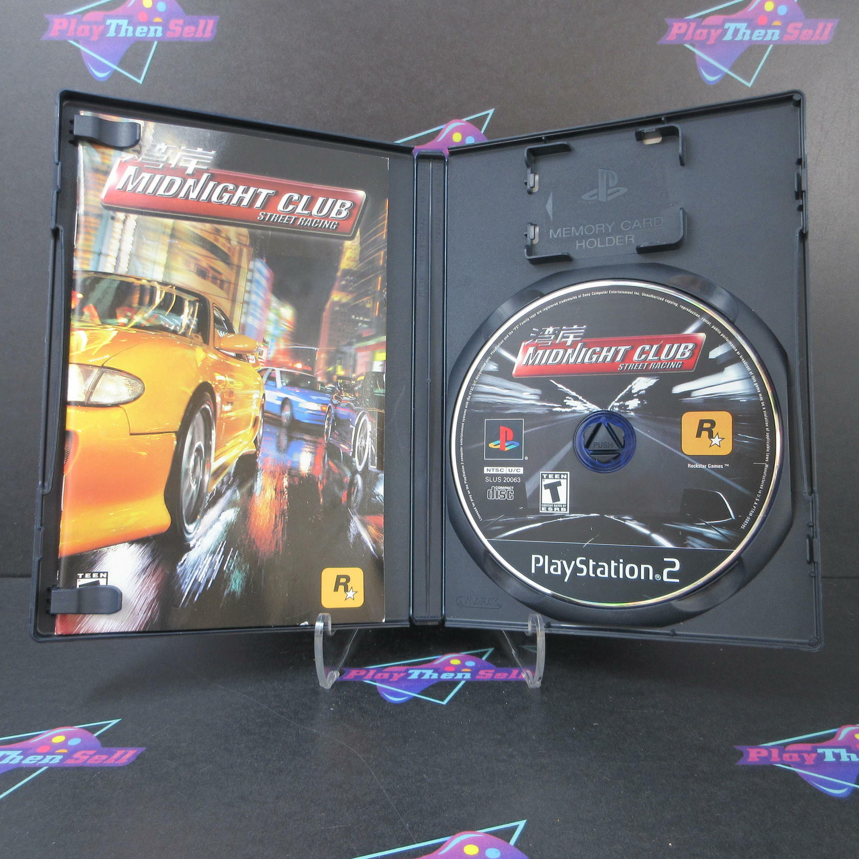 Midnight Club Street Racing PS2 PlayStation 2 AD/DD Complete CIB - Very Good