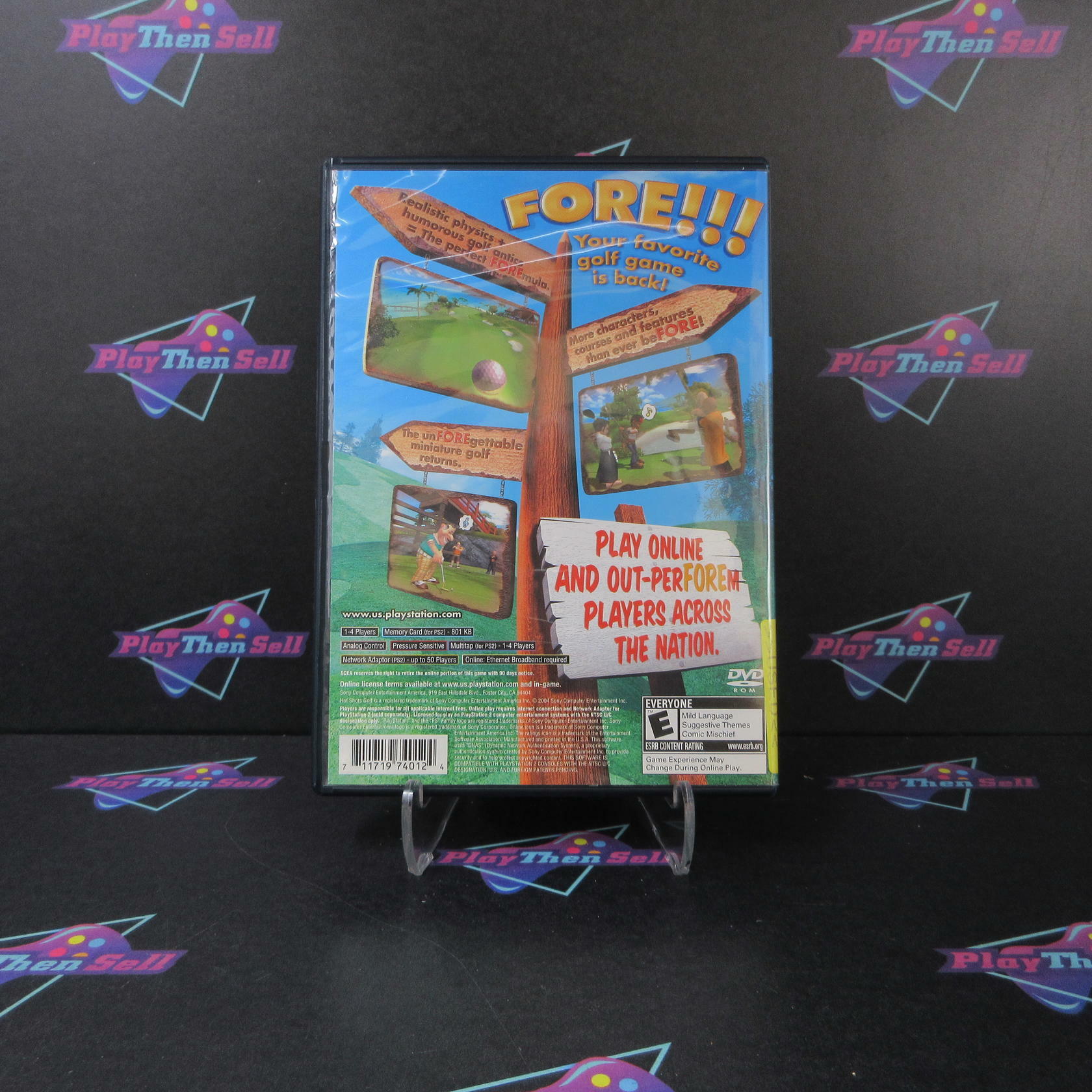 Hot Shots Golf Fore + Reg Card PS2 PlayStation 2 AD/DD Complete CIB - Very Good