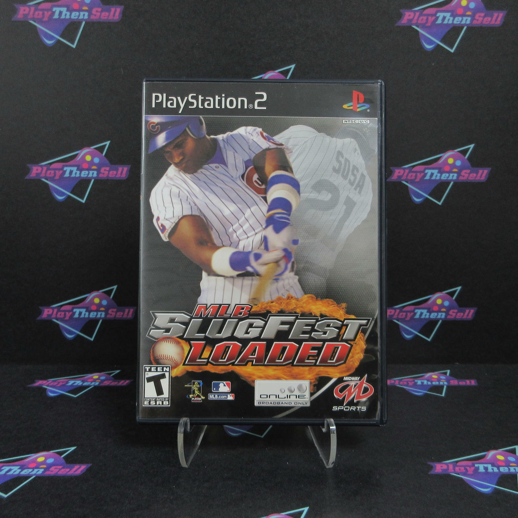 MLB Slugfest Loaded PS2 PlayStation 2 + Reg Card - Like New