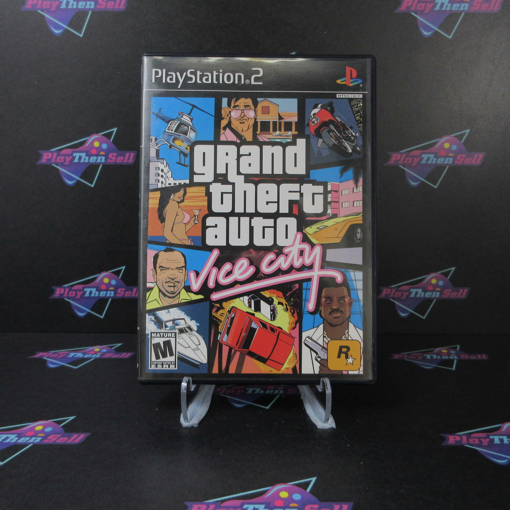 Grand Theft Auto Vice City PS2 PlayStation 2 AD Complete CIB - Very Good