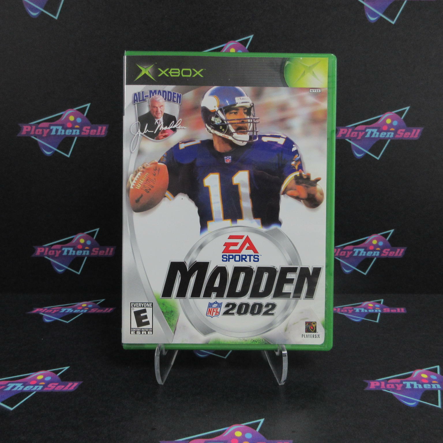 Madden 2002 Xbox + Reg Card - Like New