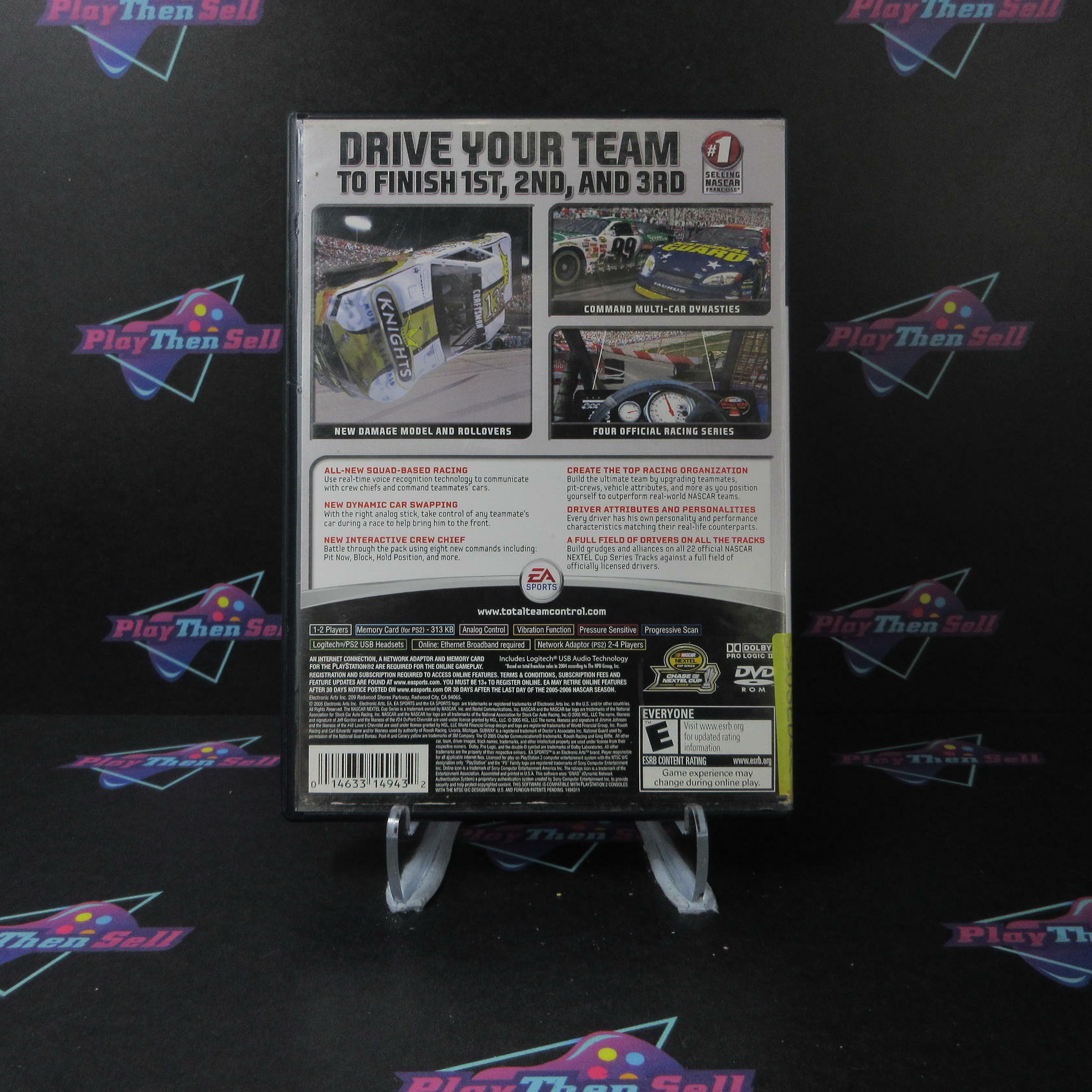 Nascar 06 Team Control PS2 PlayStation 2 AD Complete CIB - Very Good