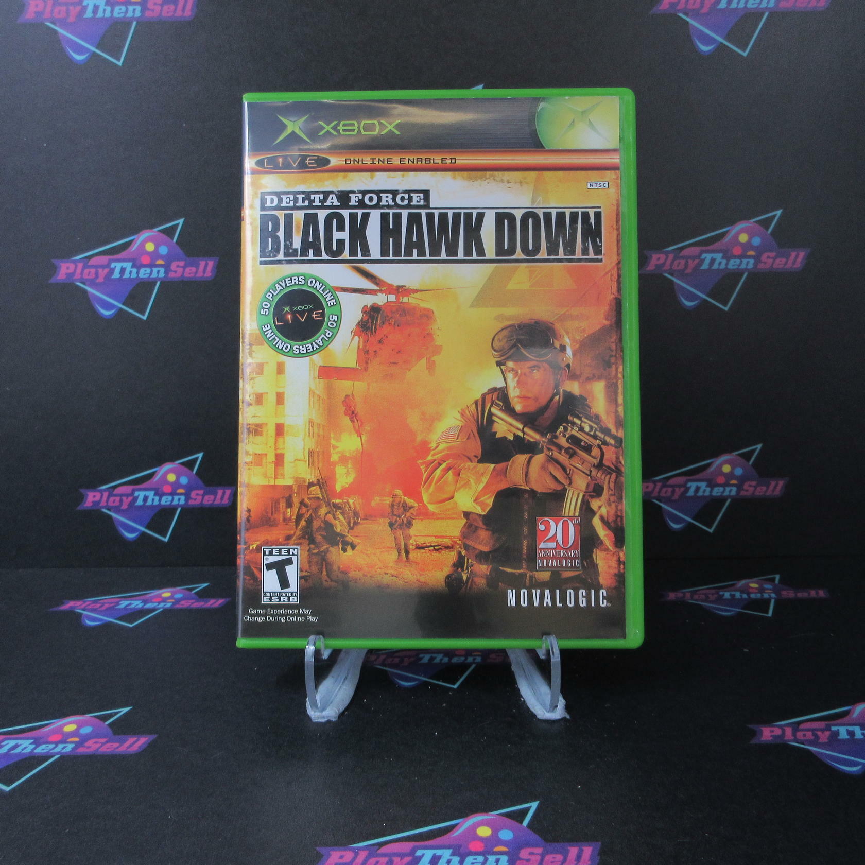 Delta Force Black Hawk Down Xbox + Reg Card - Like New