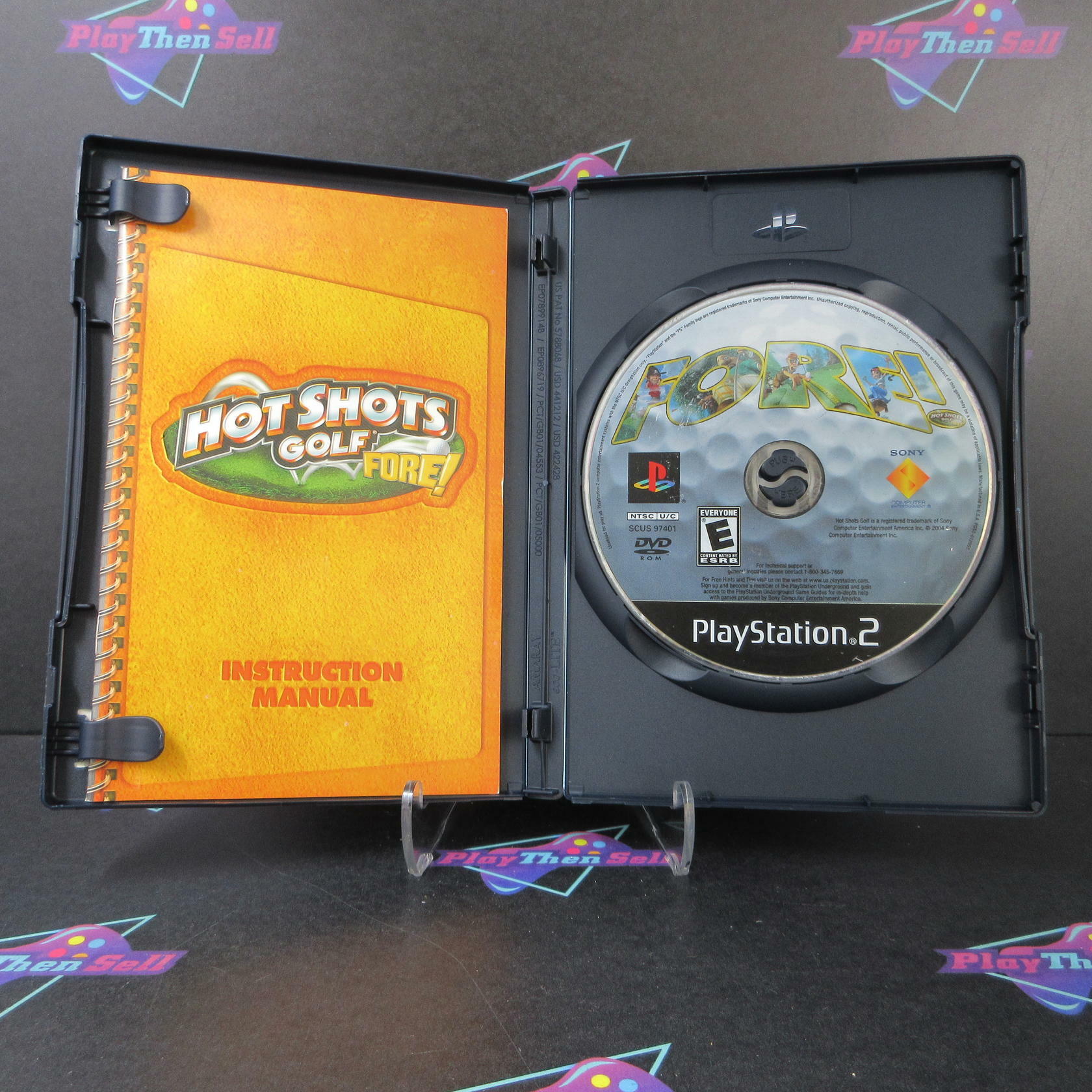Hot Shots Golf Fore + Reg Card PS2 PlayStation 2 AD/DD Complete CIB - Very Good