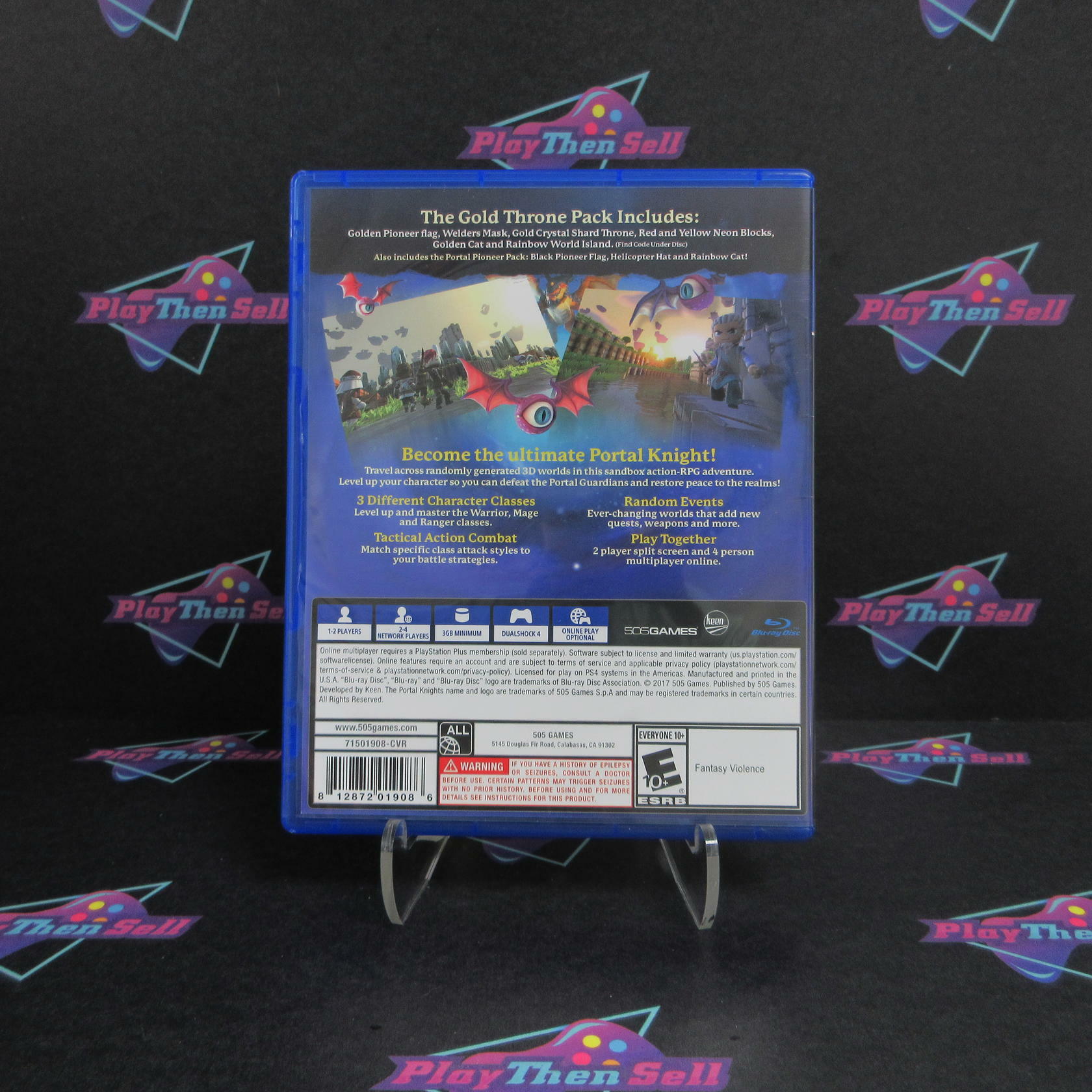 Portal Knights Gold Throne Edition PS4 PlayStation 4 - Like New