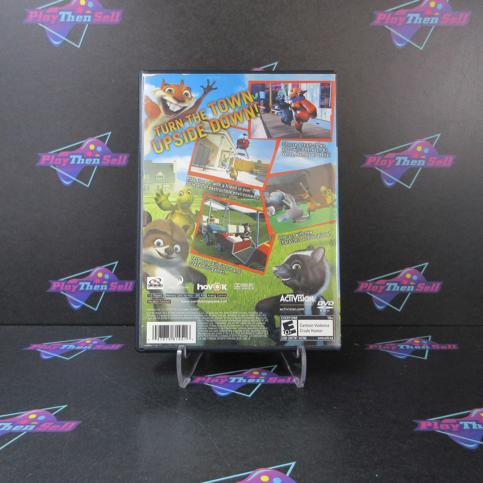 Over the Hedge PS2 PlayStation 2 AD Complete CIB - Very Good