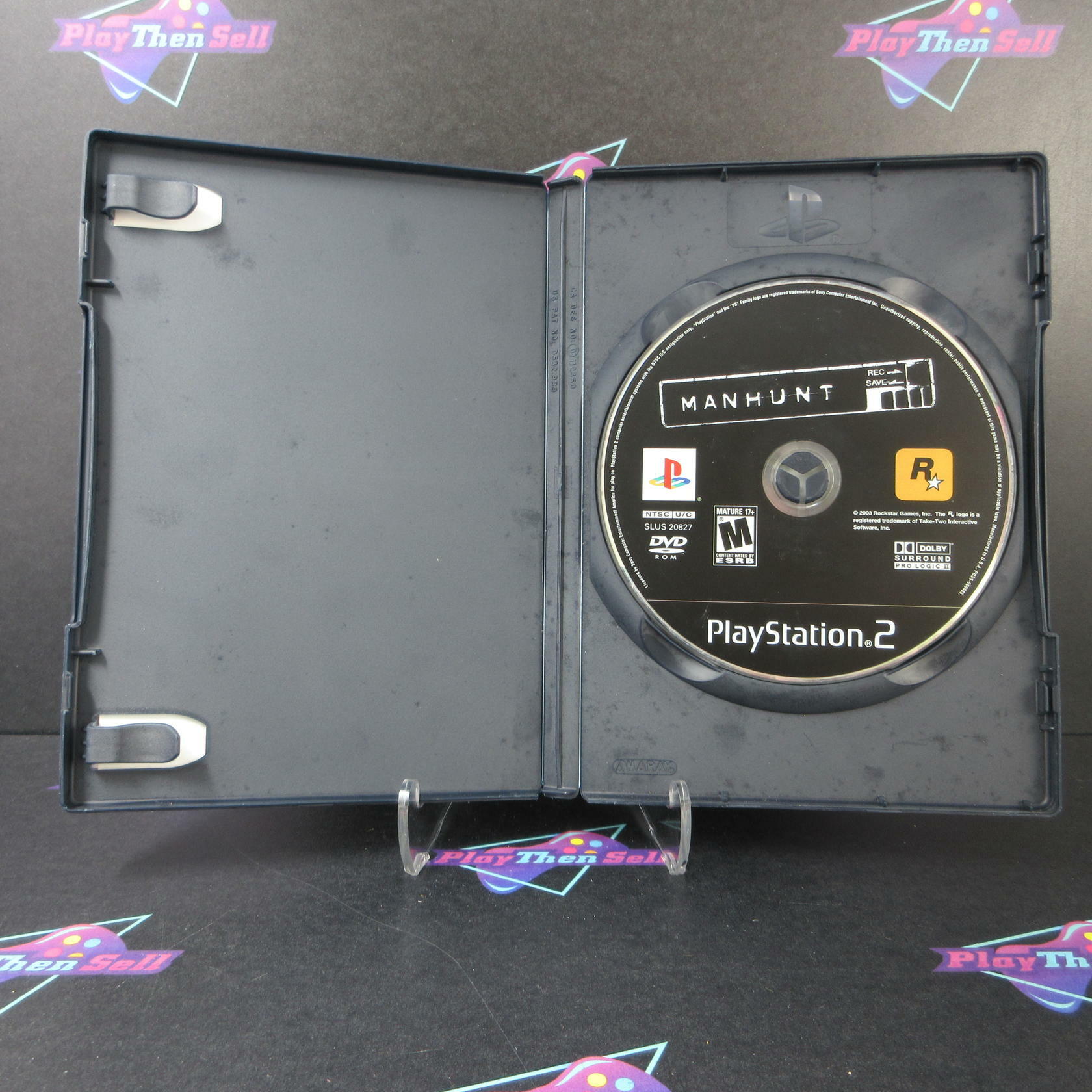 Manhunt PS2 PlayStation 2 AD/NM - Very Good