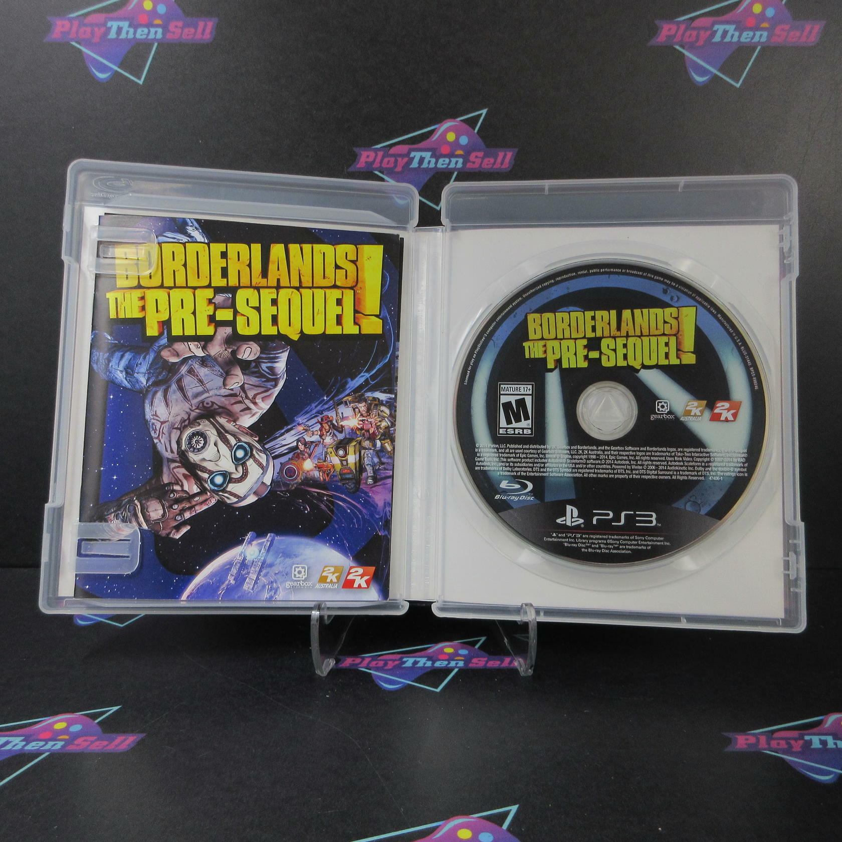Borderlands The Pre-Sequel PS3 Playstation 3 + Sleeve Complete - Excellent