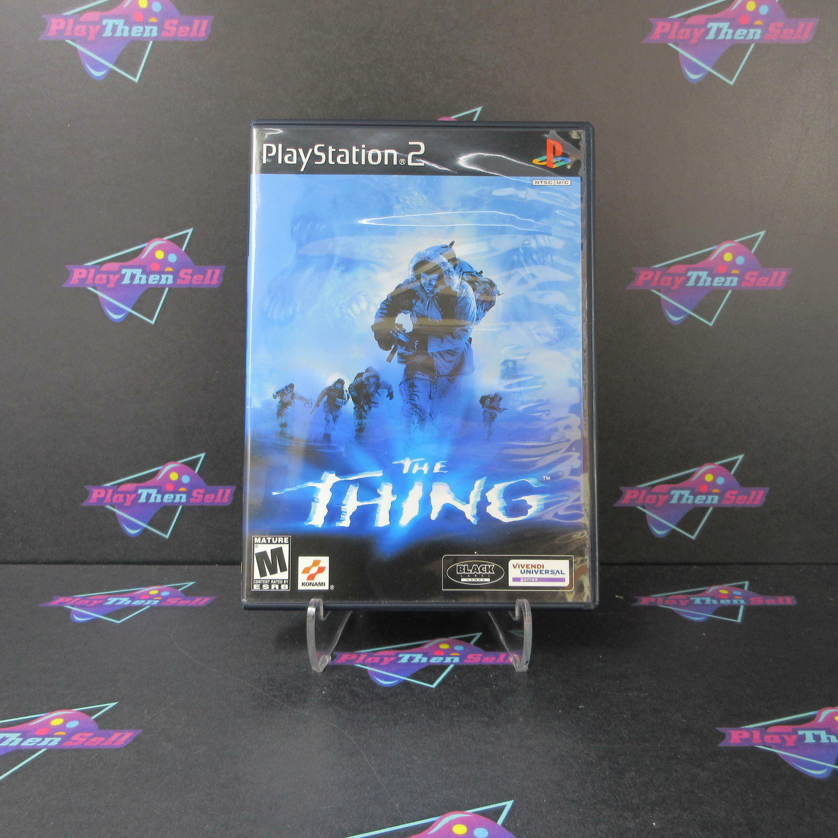 The Thing + Reg Card PS2 PlayStation 2 AD Complete CIB - Very Good