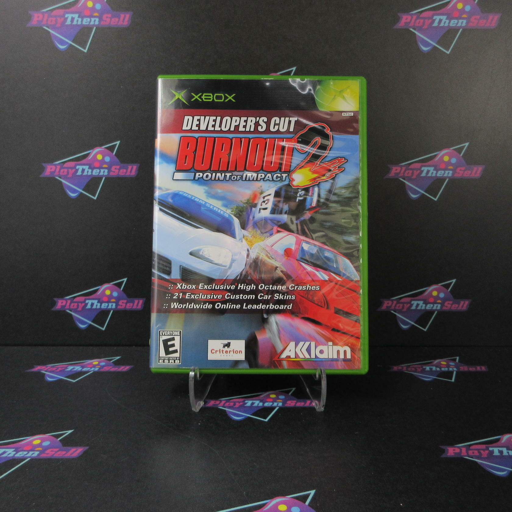 Burnout 2 Point of Impact Developer's Cut Xbox - Like New