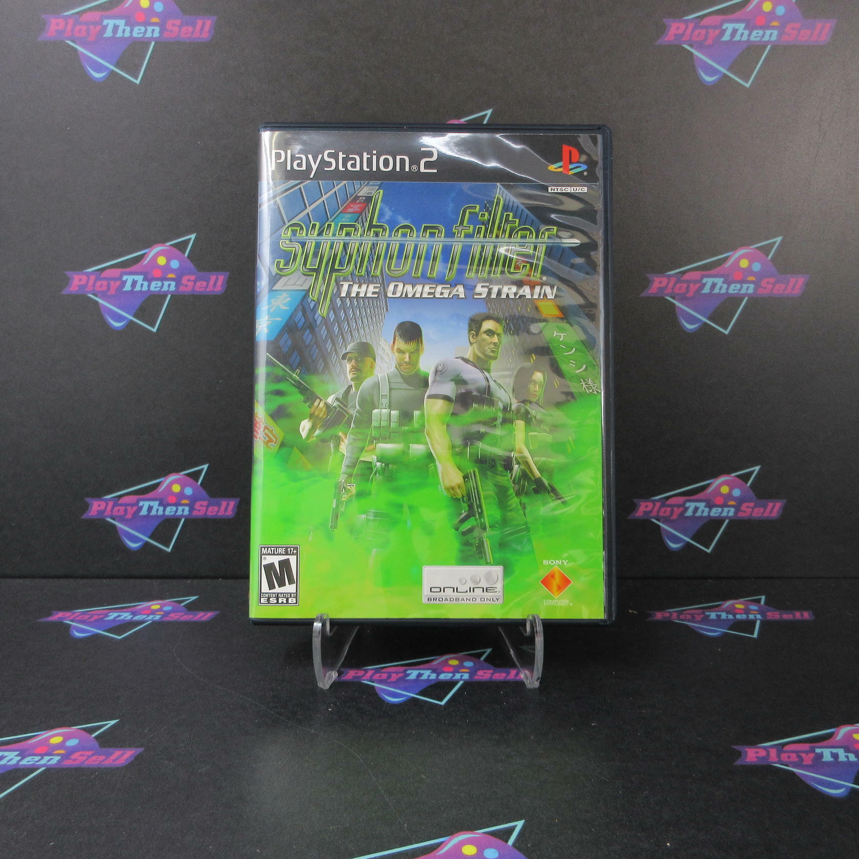 Syphon Filter The Omega Strain PS2 PlayStation 2 MD Complete CIB - Very Good