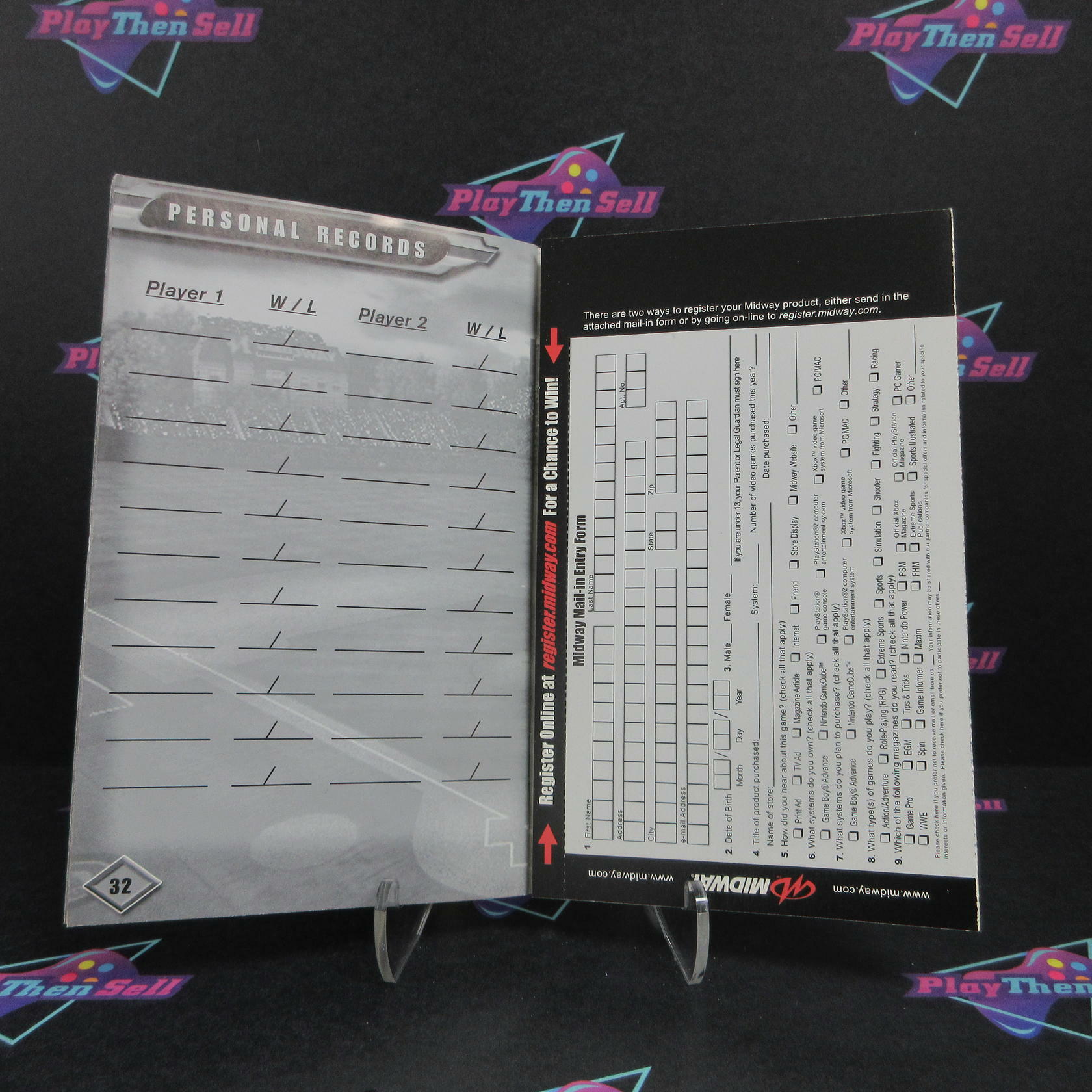 MLB Slugfest Loaded PS2 PlayStation 2 + Reg Card - Like New