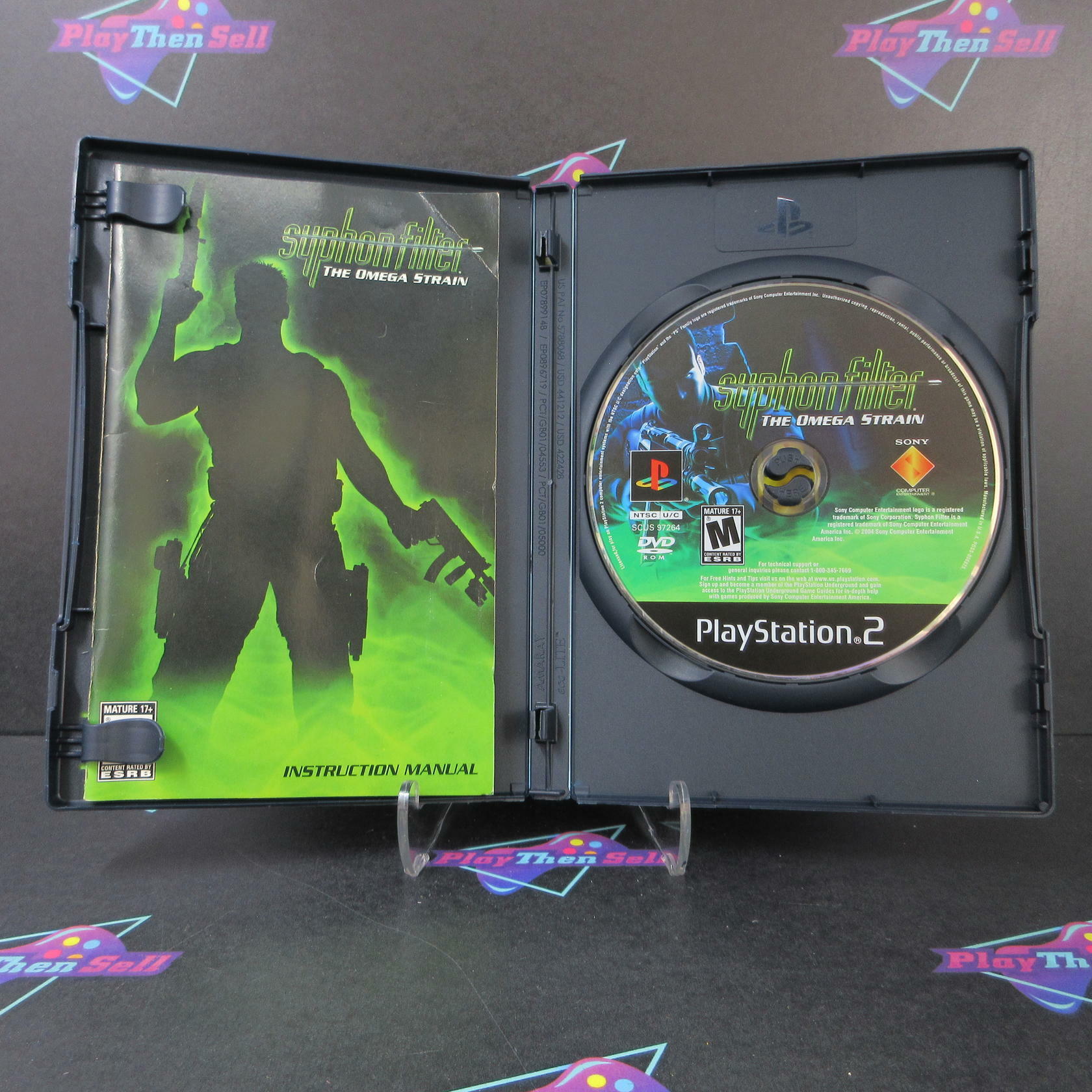Syphon Filter The Omega Strain PS2 PlayStation 2 MD Complete CIB - Very Good