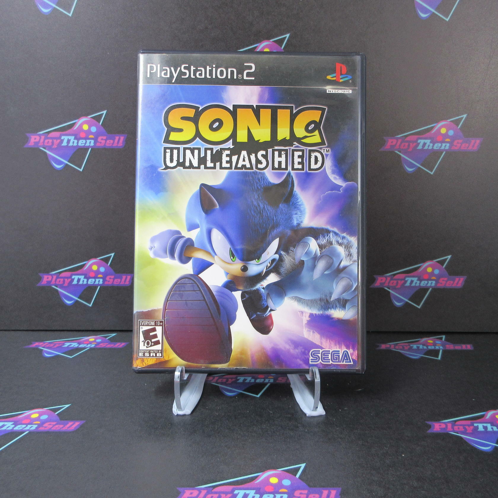 Sonic Unleashed PS2 PlayStation 2 Complete CIB - Excellent