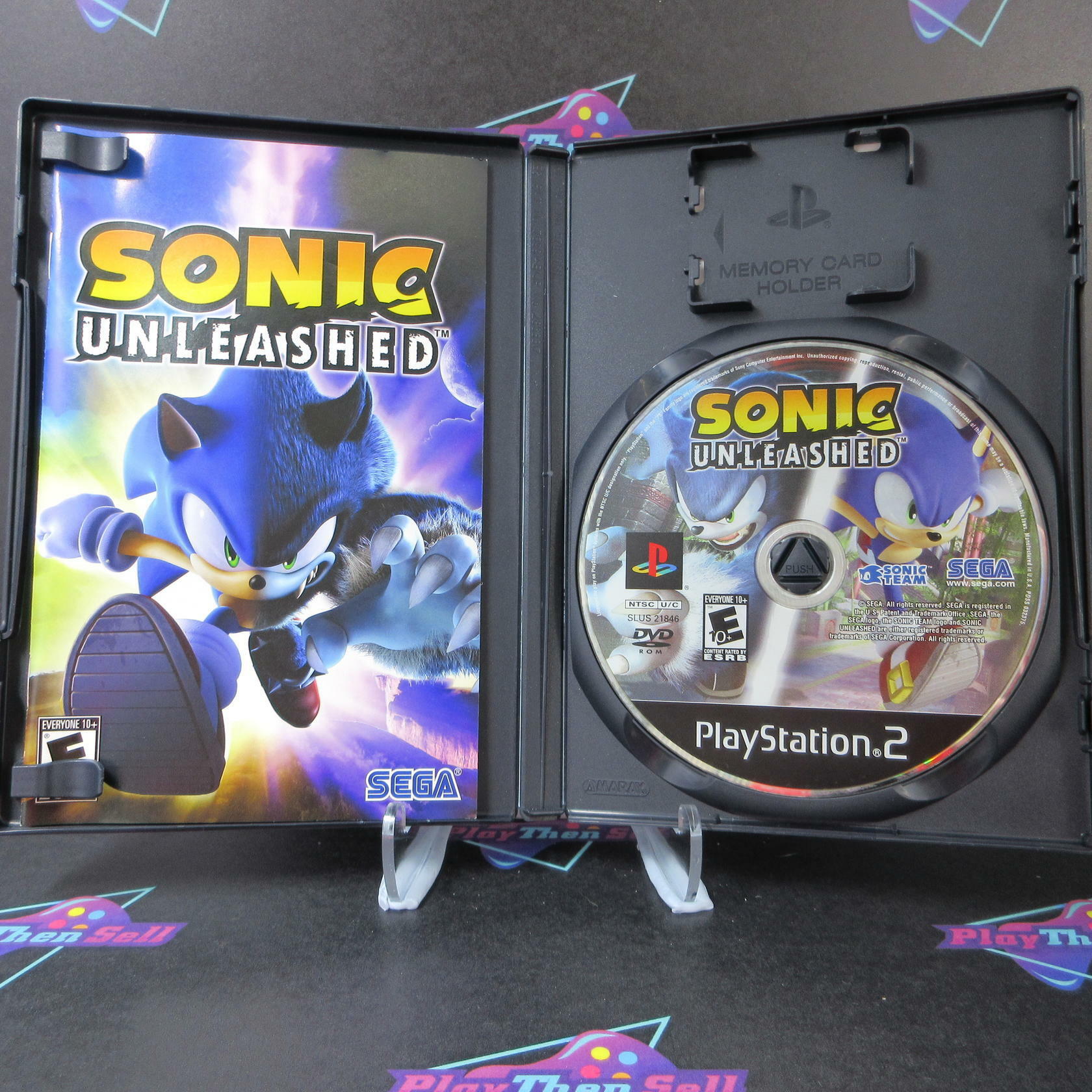 Sonic Unleashed PS2 PlayStation 2 Complete CIB - Excellent