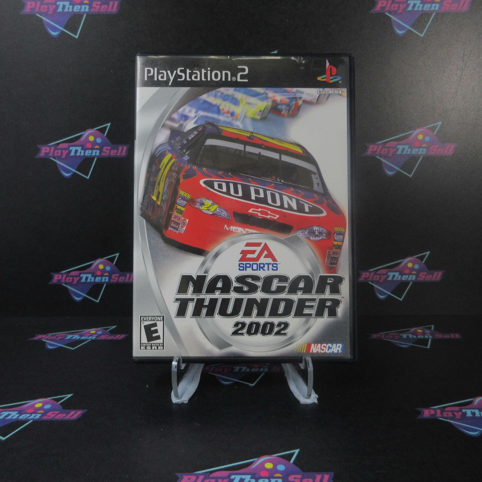 NASCAR Thunder 2002 + Reg Card PS2 PlayStation 2 MD Complete CIB - Very Good