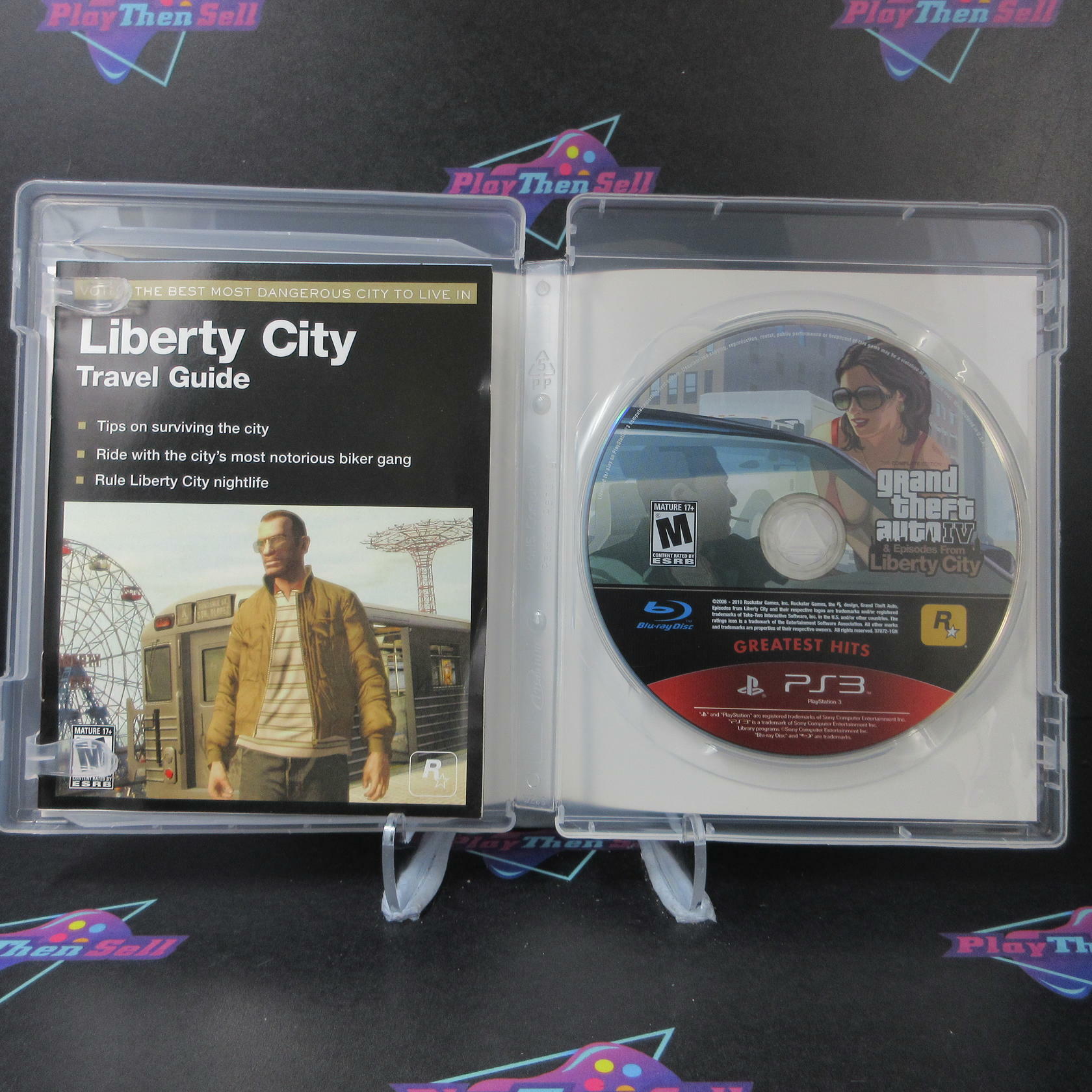 Grand Theft Auto IV Complete Edition PS3 PlayStation 3 GH  + Map - Like New