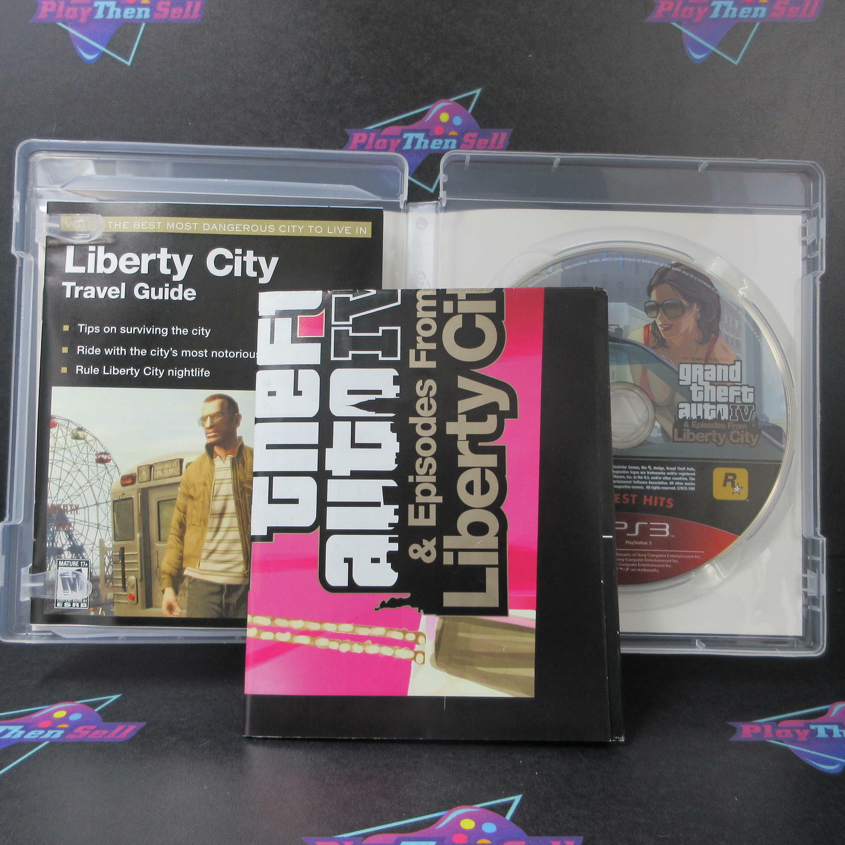 Grand Theft Auto IV Complete Edition PS3 PlayStation 3 GH  + Map - Like New