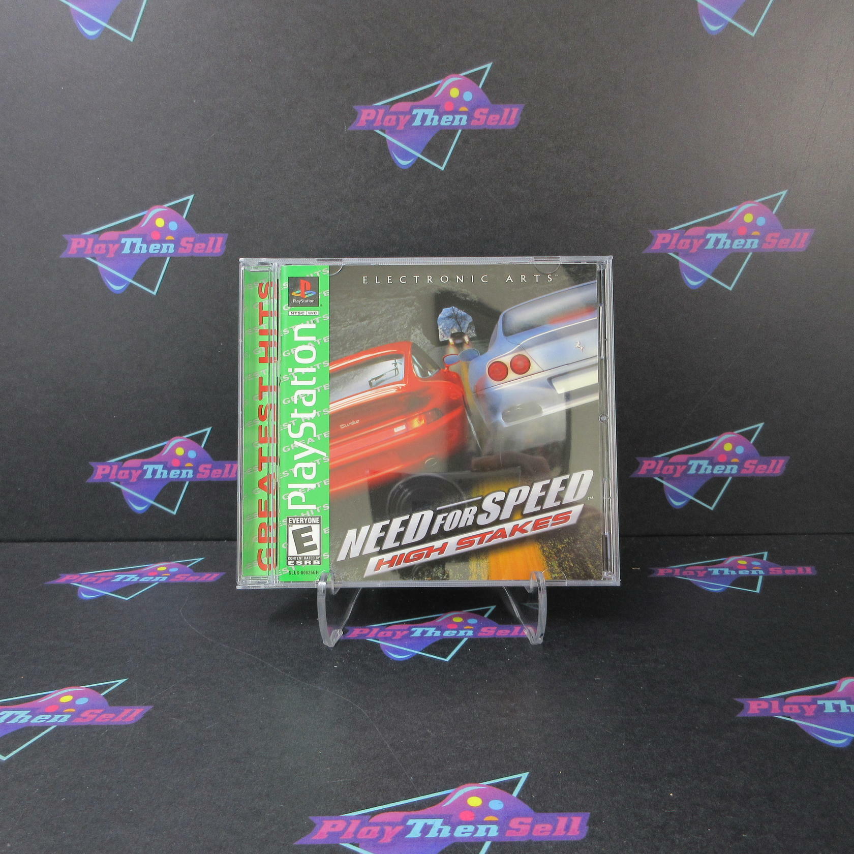 Need For Speed 4 High Stakes GH + Reg Card PS1 PlayStation 1 MD Complete CIB - Very Good