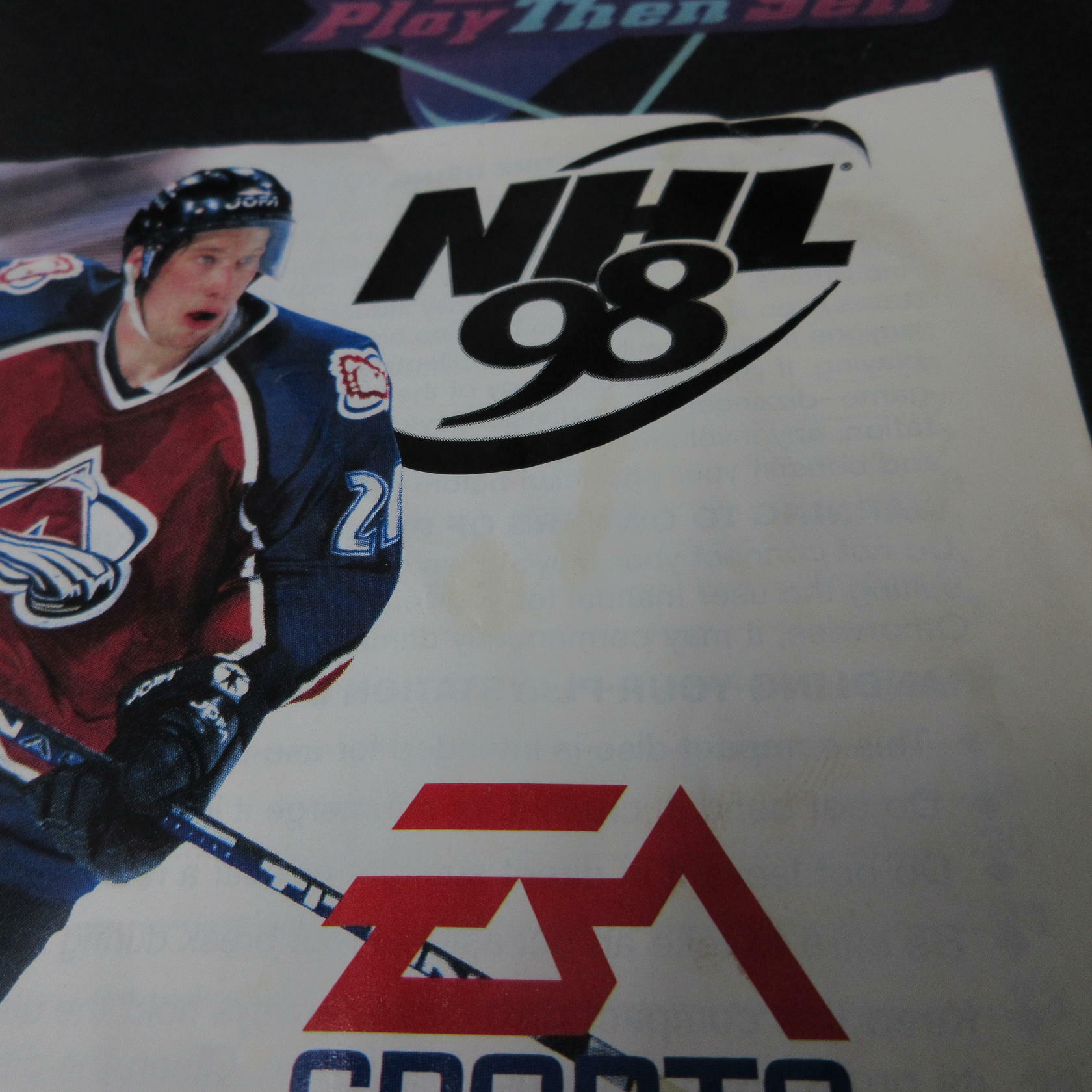 NHL 98 PS1 PlayStation 1 MD Complete CIB - Very Good