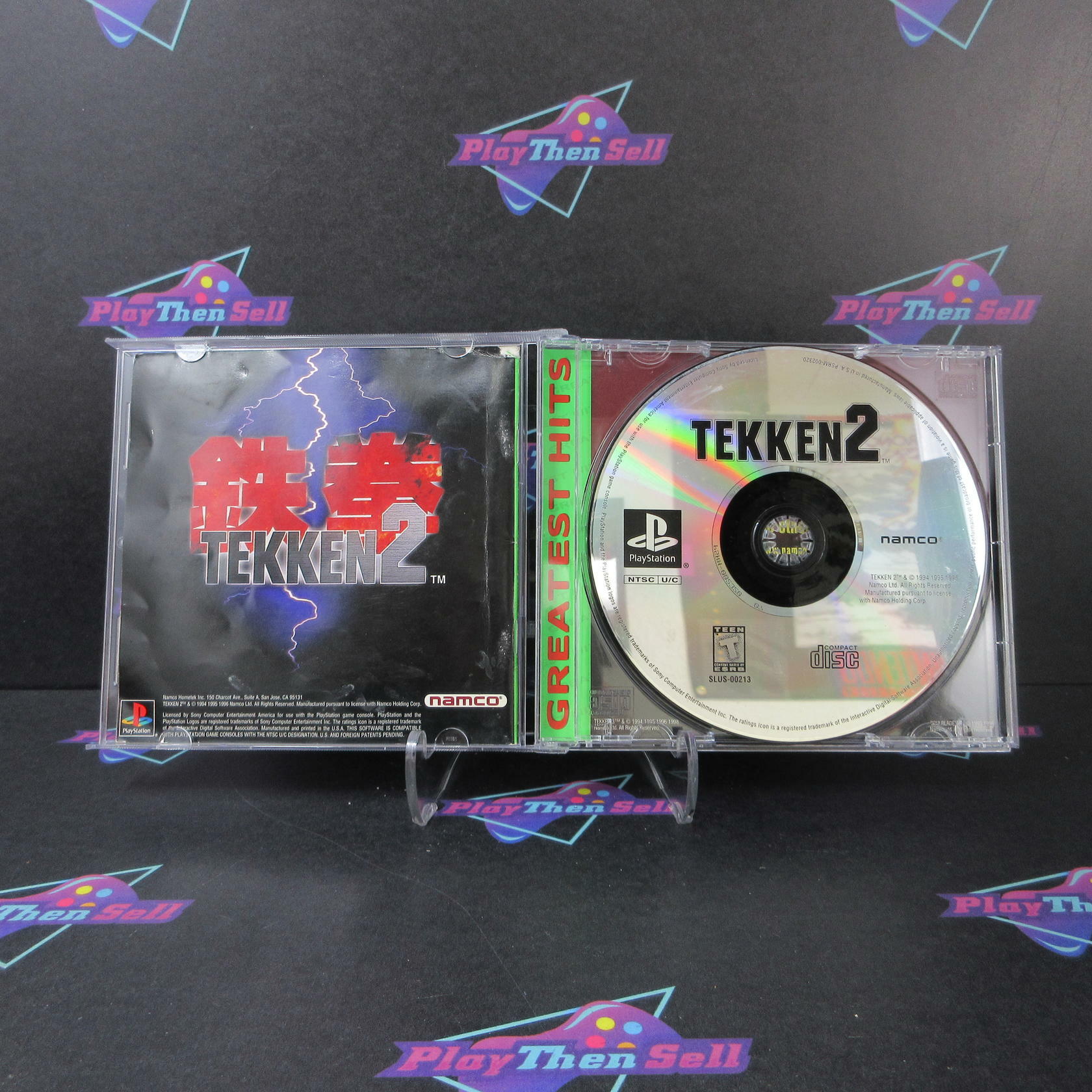 Tekken 2 GH + Reg Card PS1 PlayStation 1 MD Complete CIB - Very Good