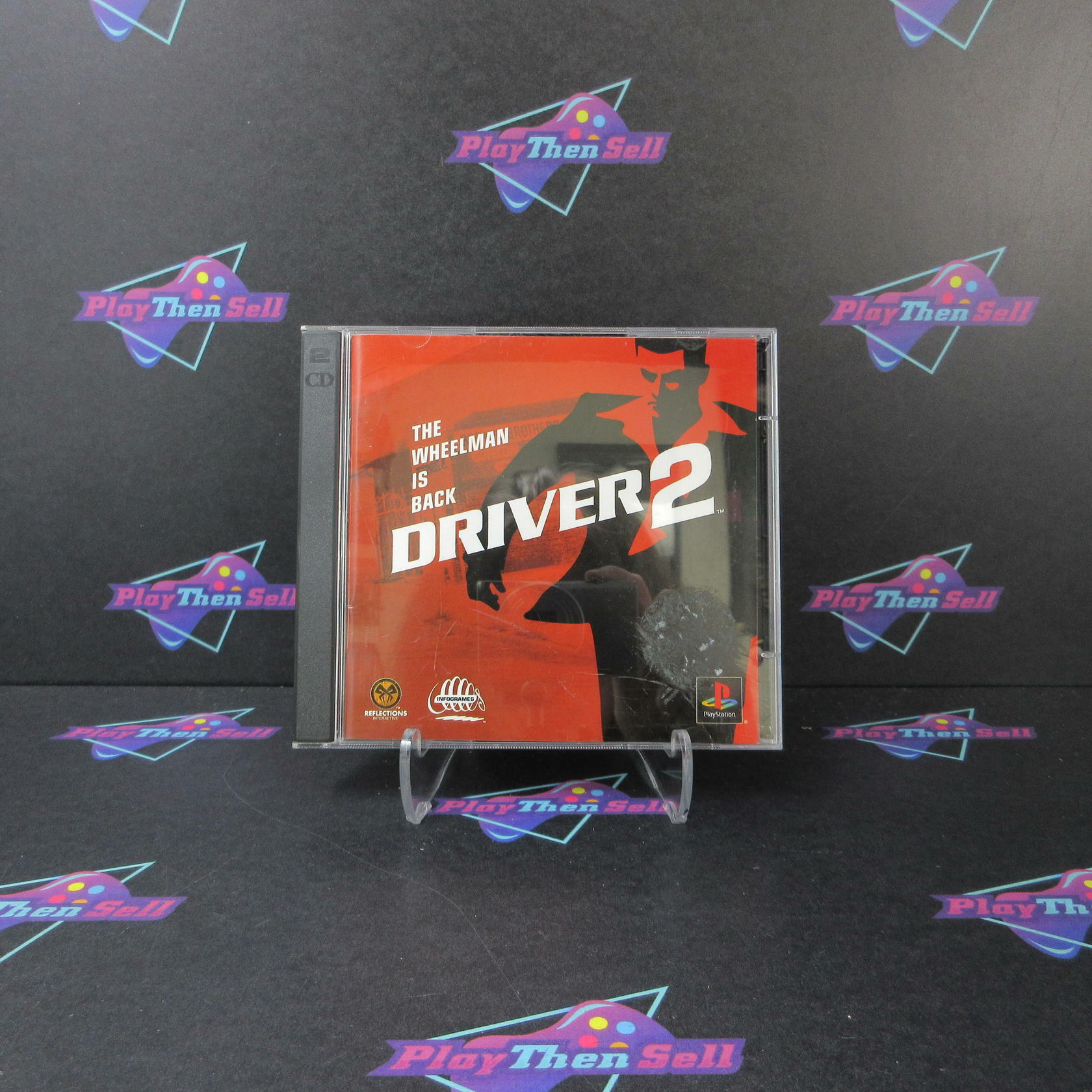 Driver 2 + Reg Card PS1 PlayStation 1 CS/DD Complete CIB - Very Good
