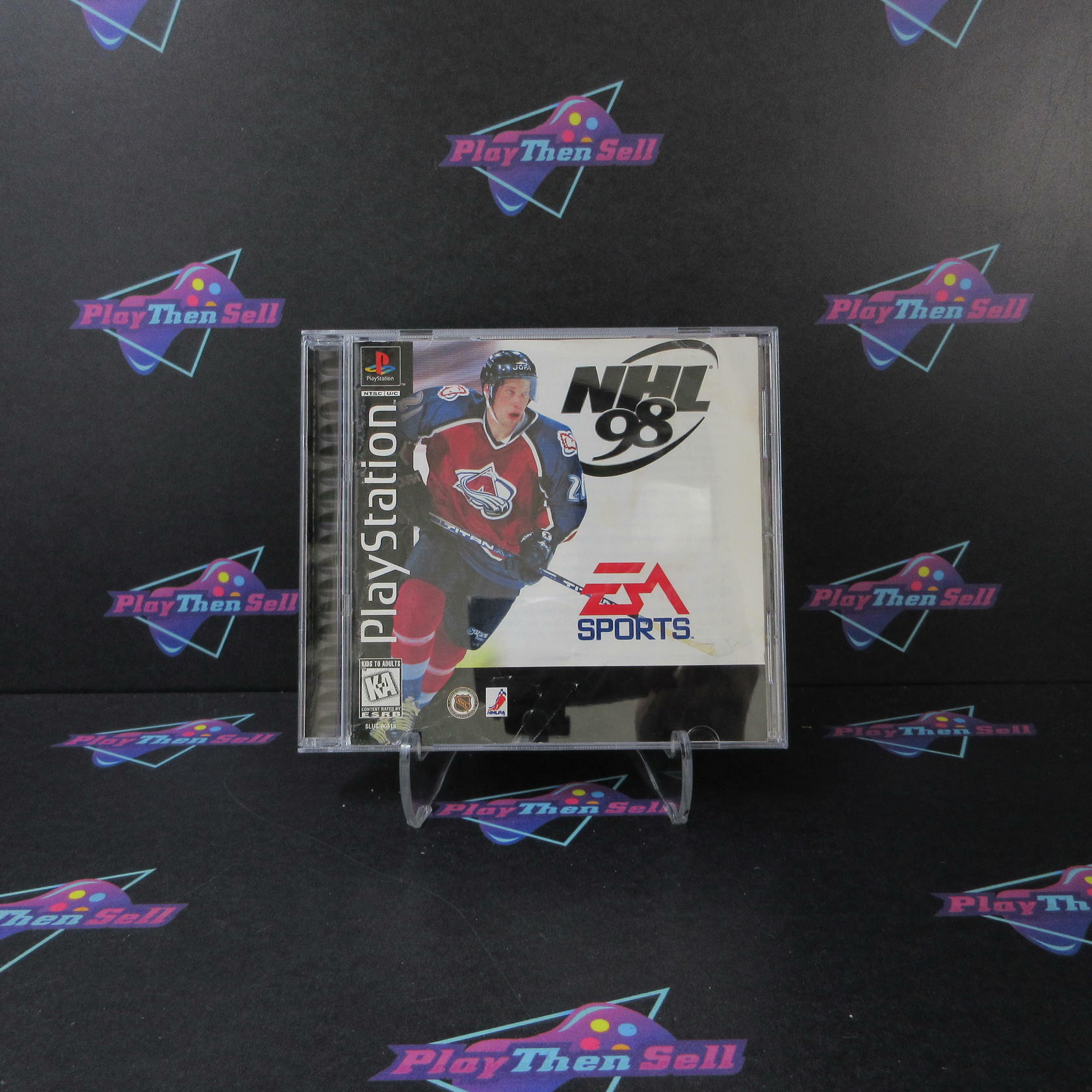 NHL 98 PS1 PlayStation 1 MD Complete CIB - Very Good