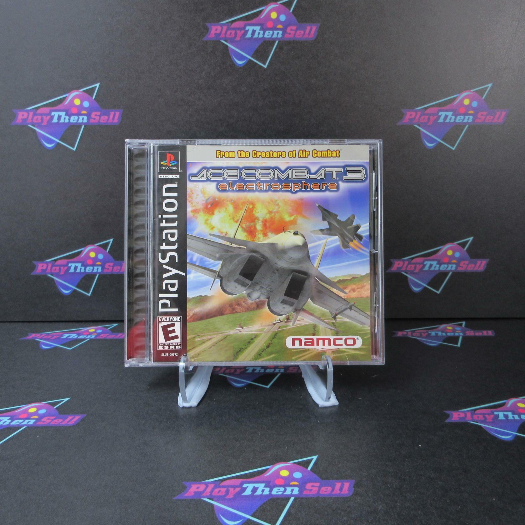 Ace Combat 3 Electrosphere PS1 PlayStation 1 + Reg Card - Like New