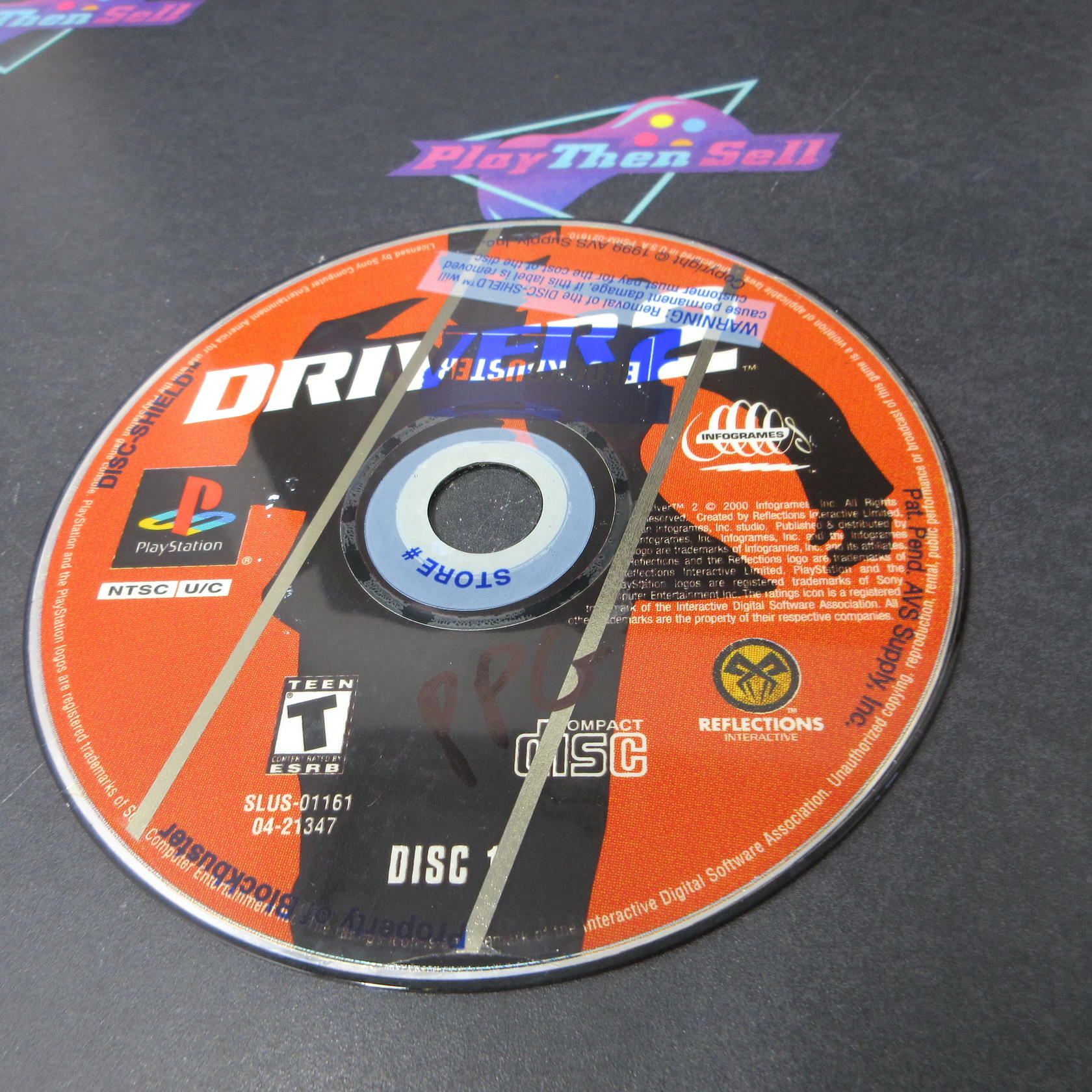 Driver 2 + Reg Card PS1 PlayStation 1 CS/DD Complete CIB - Very Good