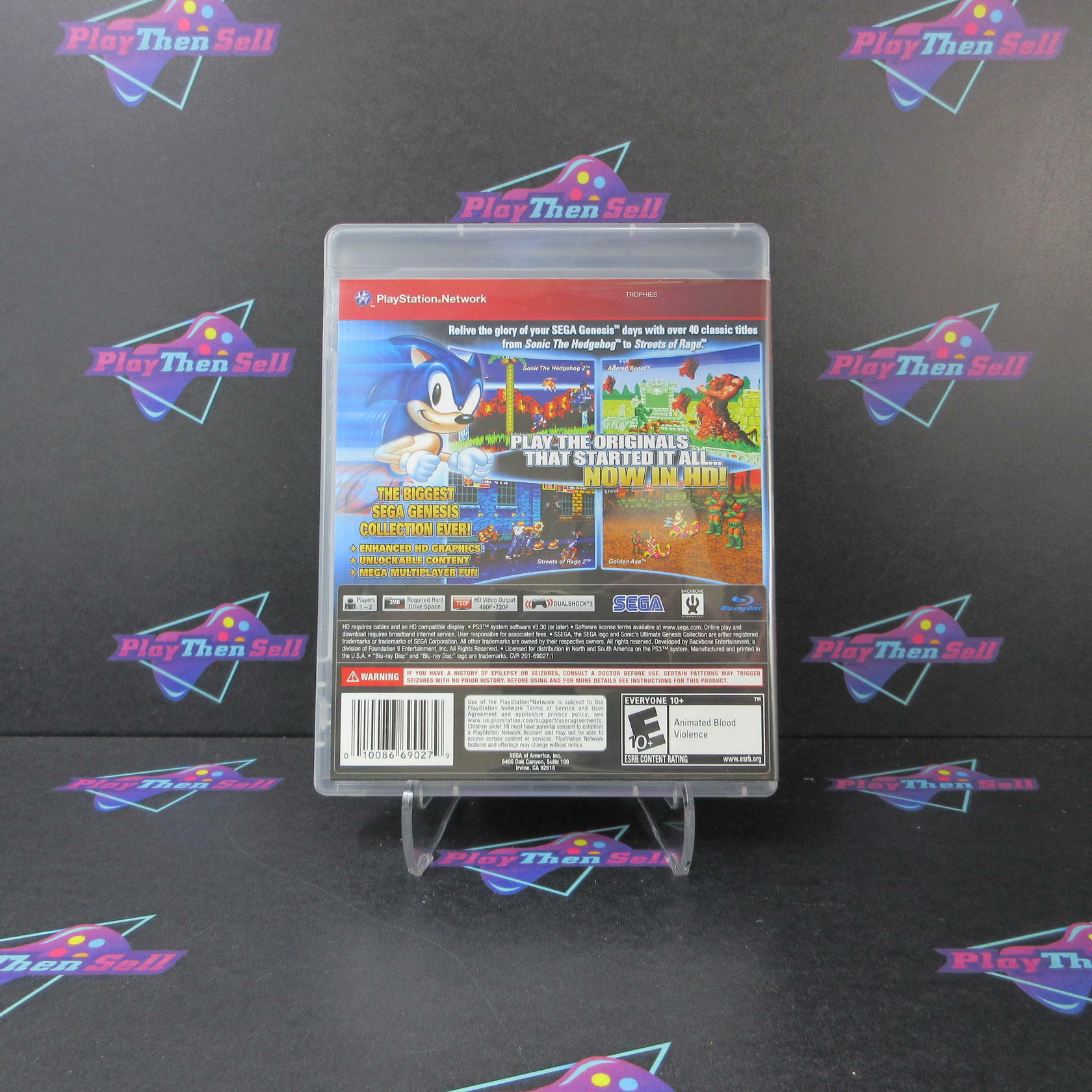 Sonic's Ultimate Genesis Collection GH PS3 PlayStation 3 AD Complete CIB - Very Good