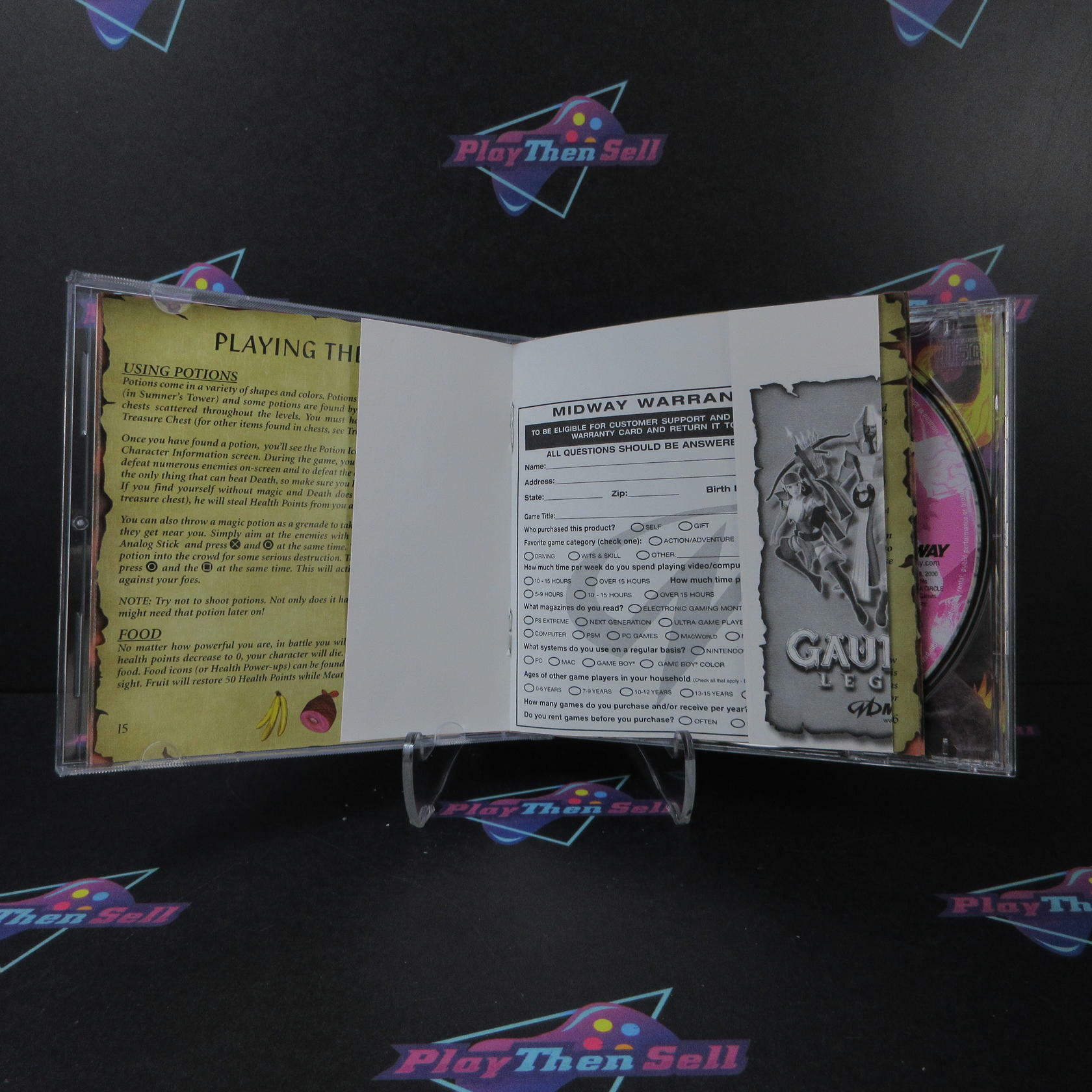 Gauntlet Legends PS1 PlayStation 1 + Reg Card - Like New