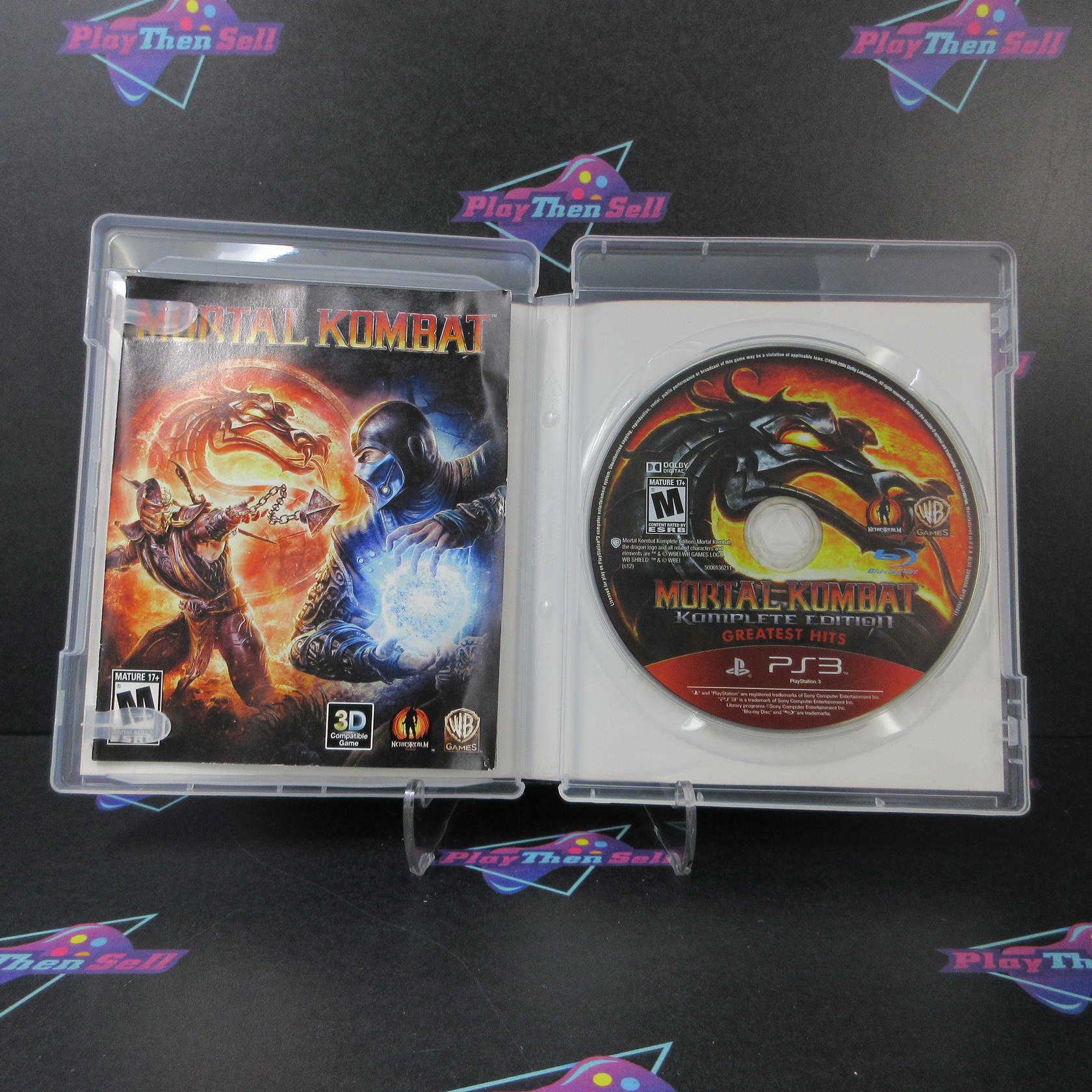 Mortal Kombat Komplete Edition GH PS3 PlayStation 3 MD Complete CIB - Very Good