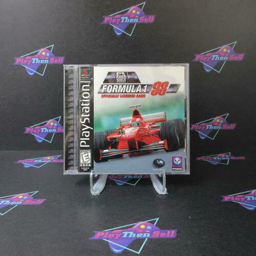 Formula 1 98 PS1 PlayStation 1 MD Complete CIB - Very Good
