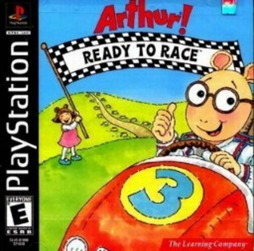 Arthur! Ready To Race PS1 PlayStation 1 - Like New