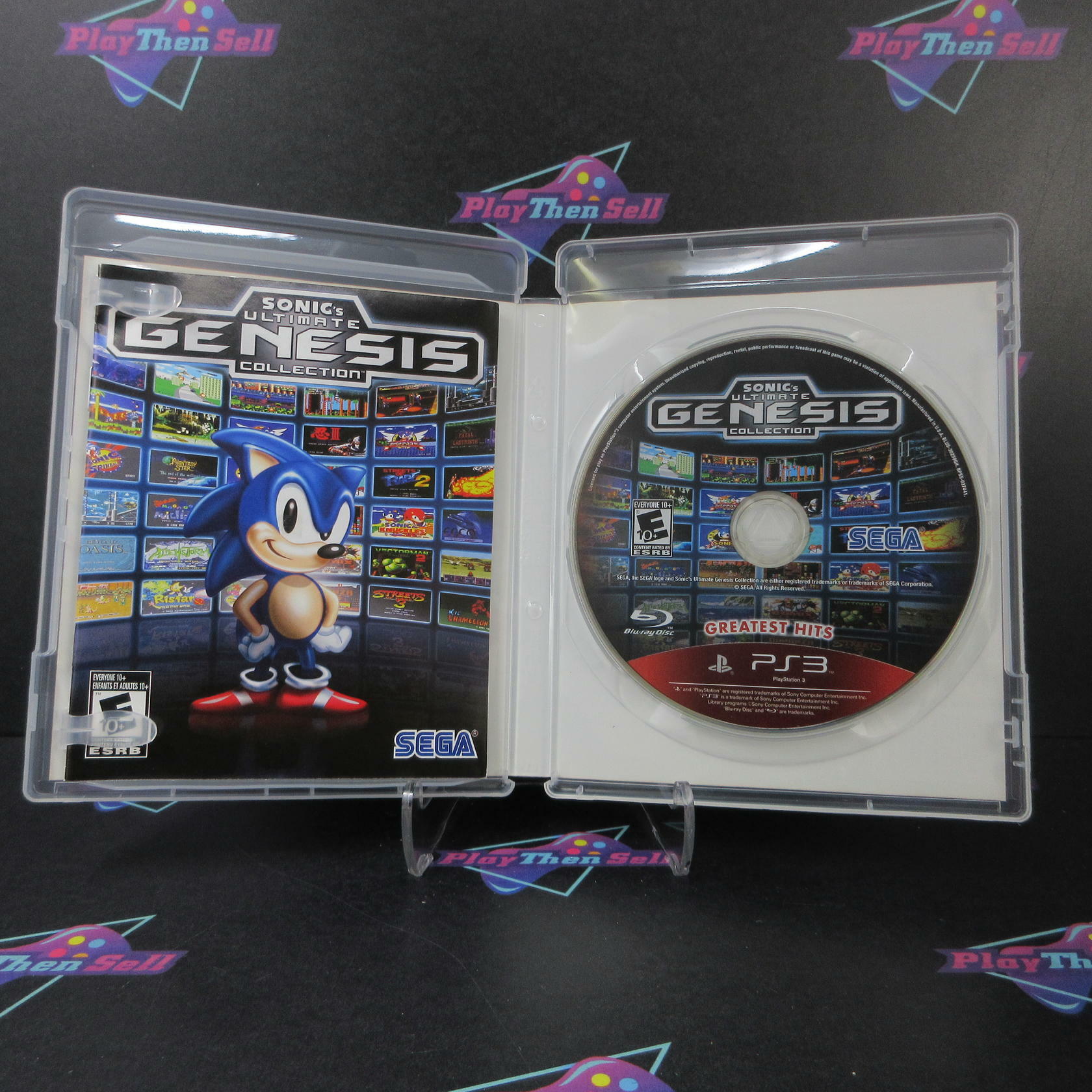 Sonic's Ultimate Genesis Collection GH PS3 PlayStation 3 AD Complete CIB - Very Good
