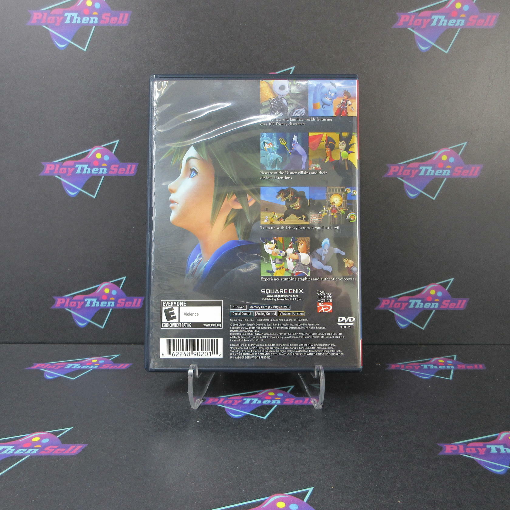 Kingdom Hearts Greatest Hits PS2 MD Complete CIB - Very Good