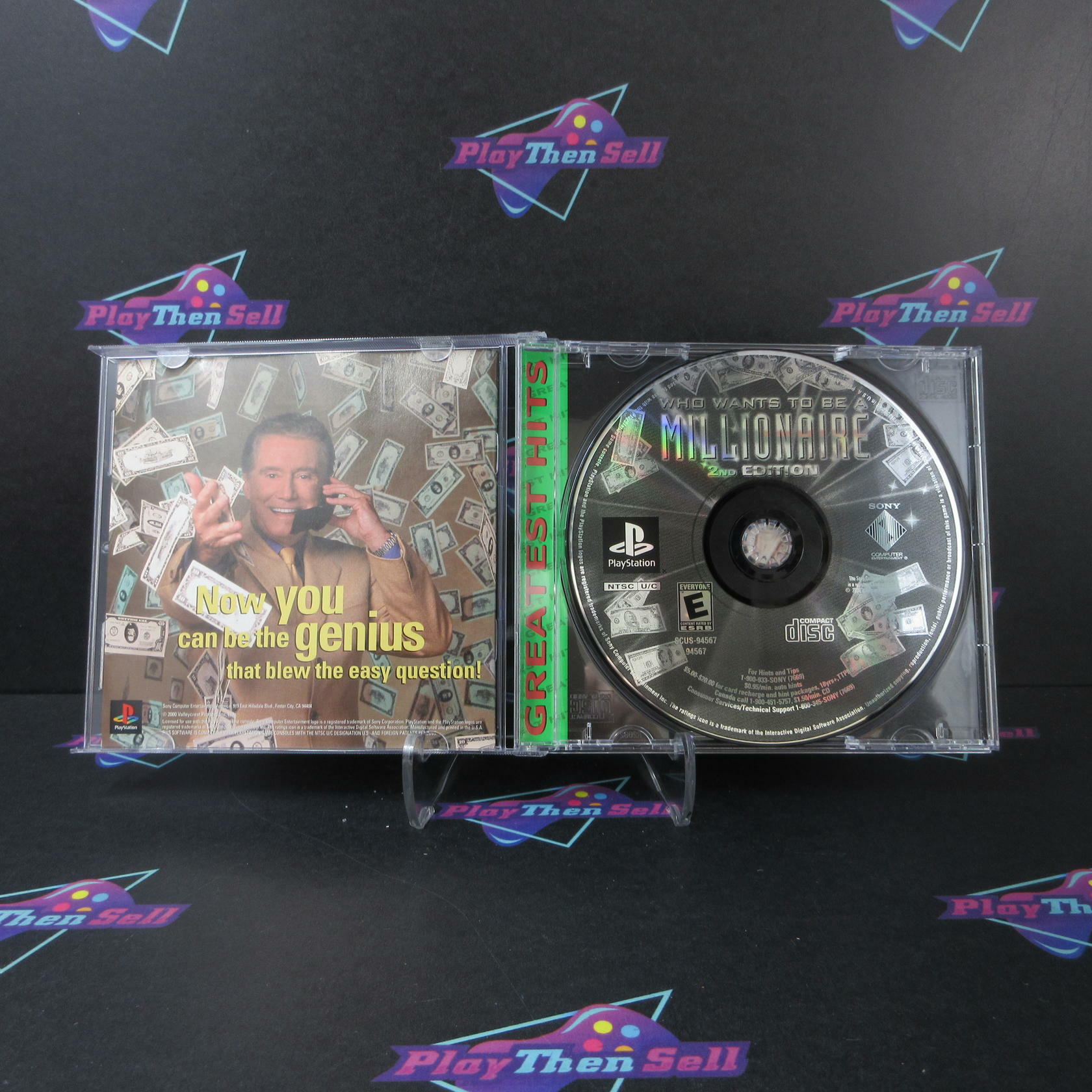 Who Wants To Be A Millionaire 2nd Edition GH PS1 PlayStation 1 - Like New