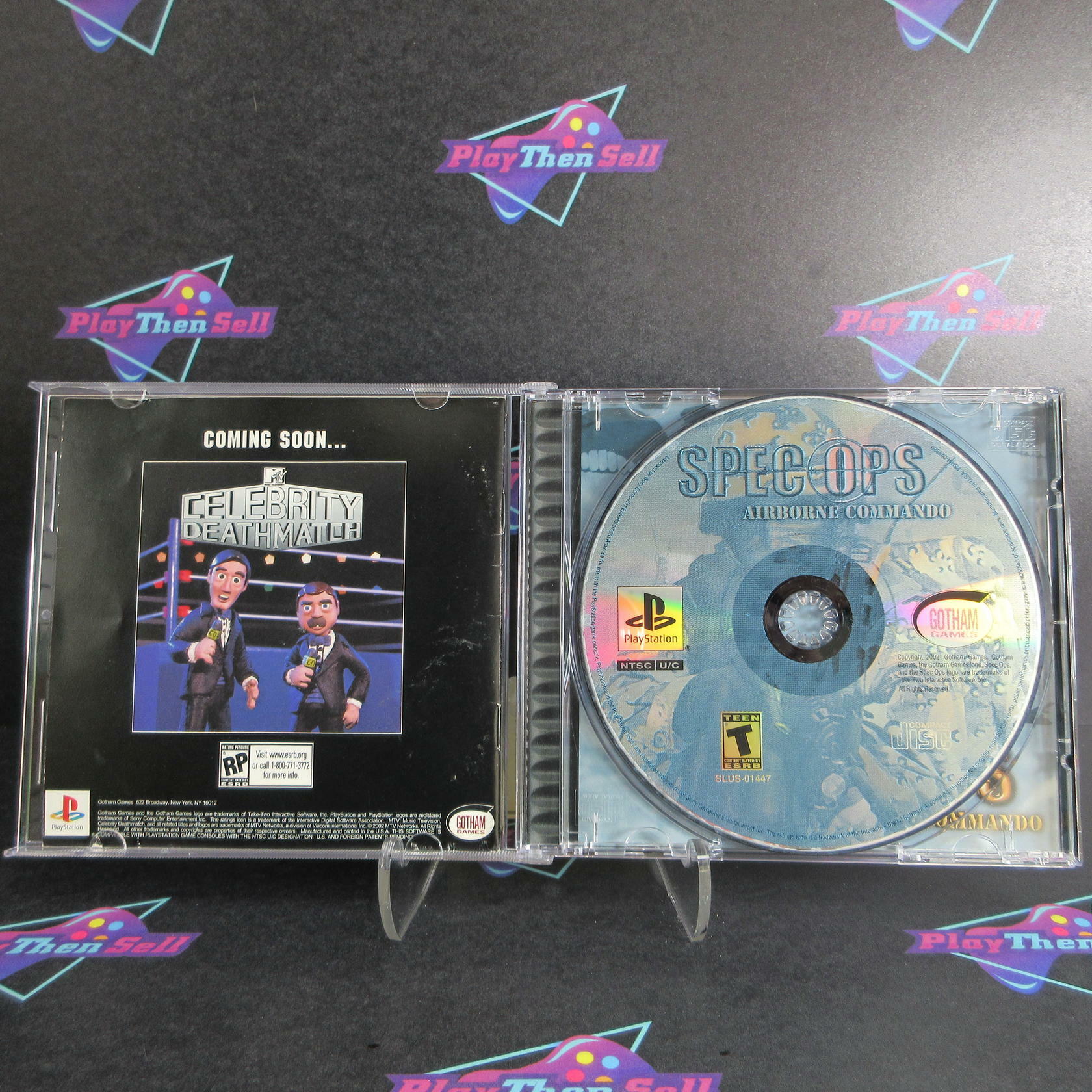 Spec Ops Airborne Commando PS1 PlayStation 1 - Like New