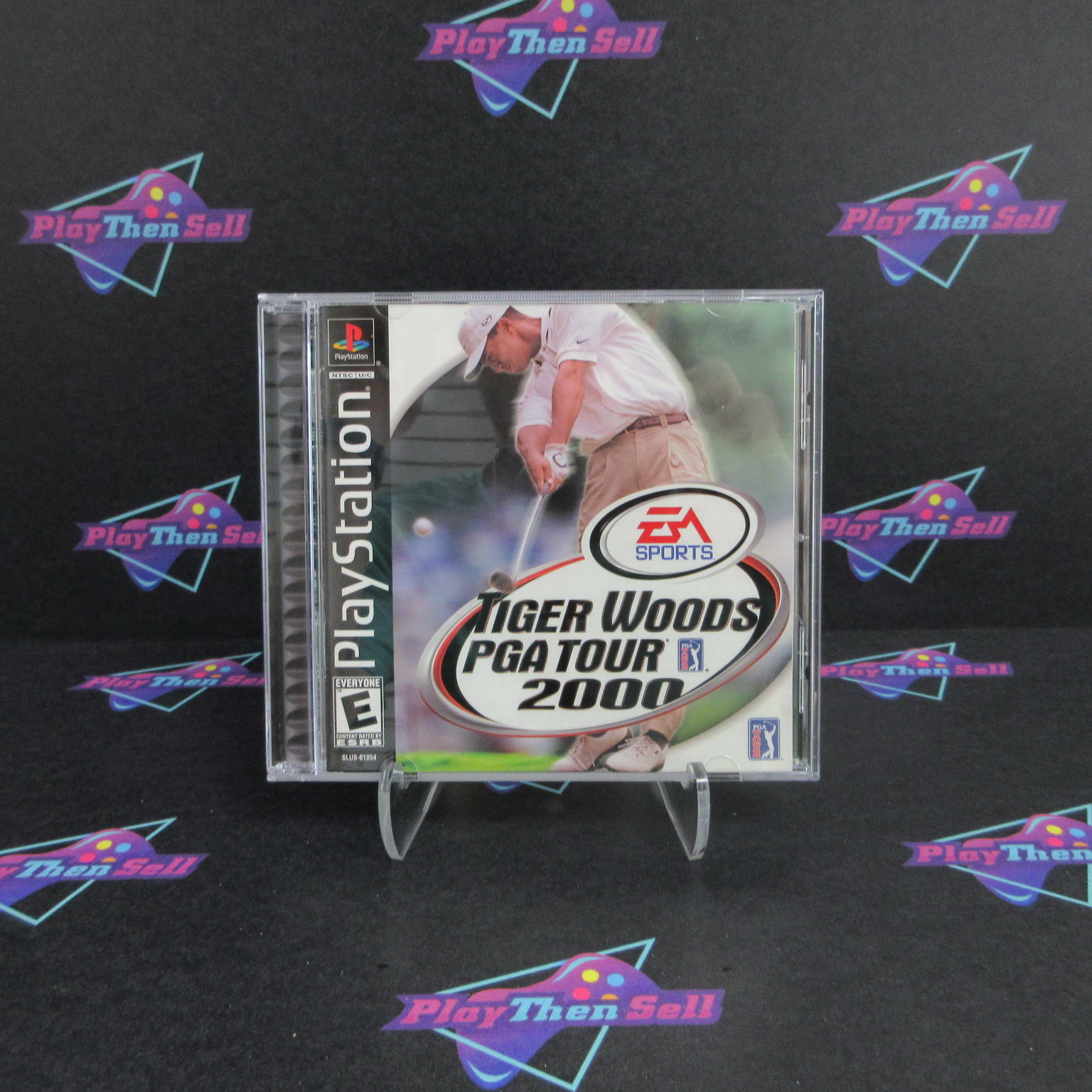 Tiger Woods PGA Tour 2000 PlayStation 1 PS1 + Reg Card Complete CIB - Excellent