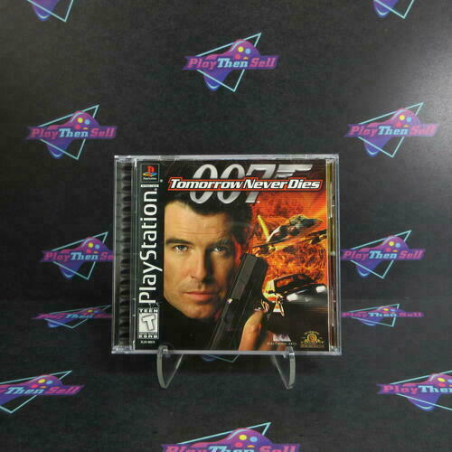 Tomorrow Never Dies 007 PS1 PlayStation 1 Black Label - Like New
