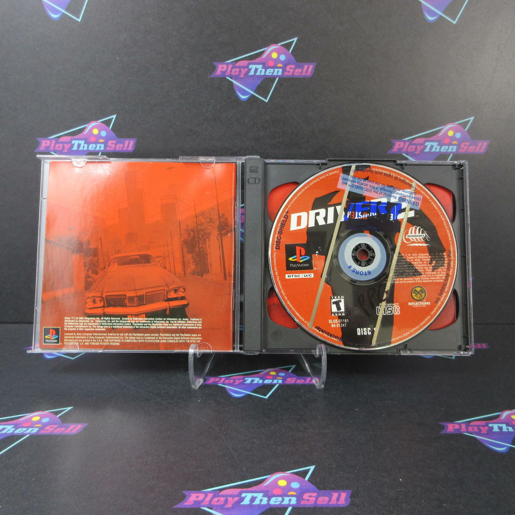 Driver 2 + Reg Card PS1 PlayStation 1 CS/DD Complete CIB - Very Good