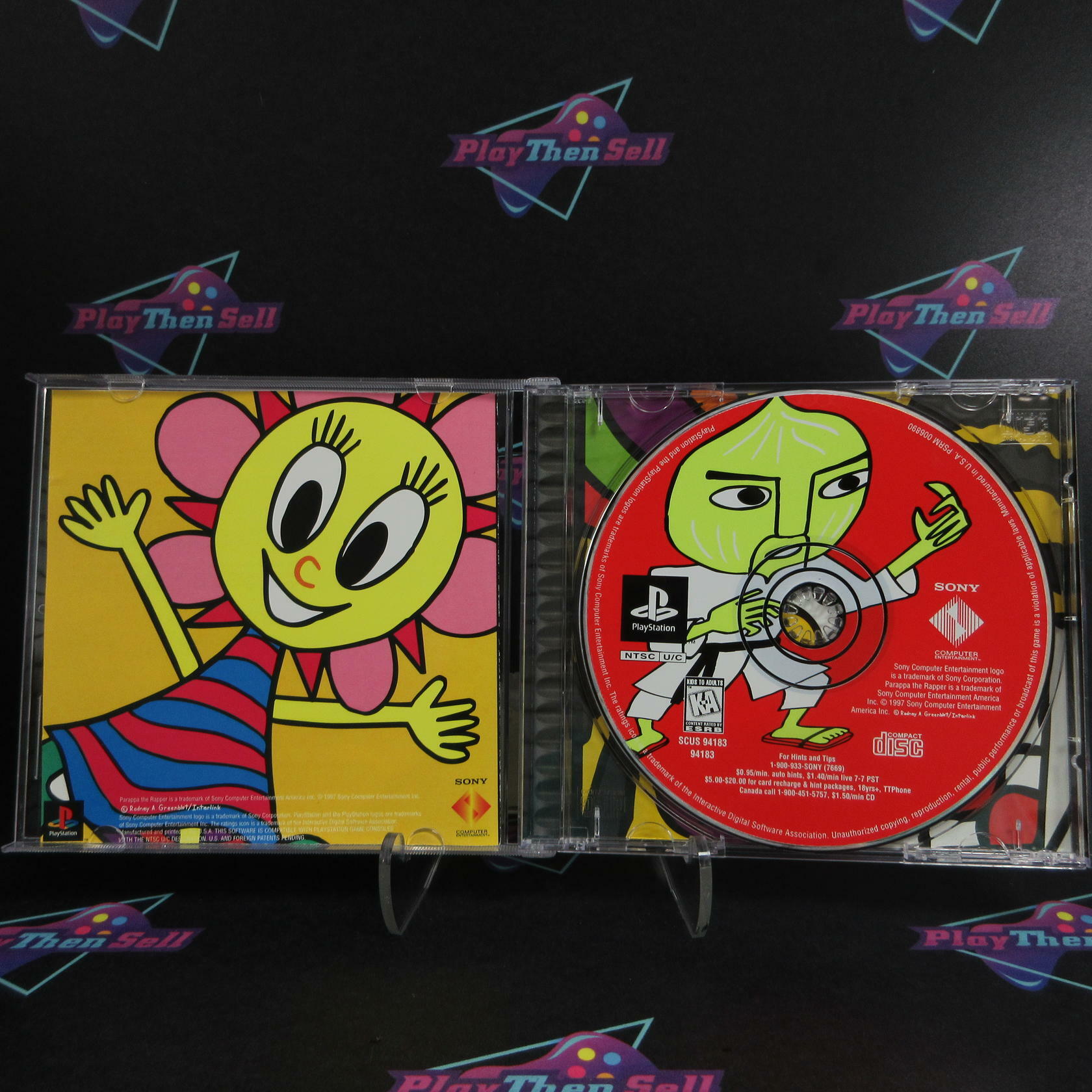 Parappa the Rapper PS1 PlayStation 1 - Like New