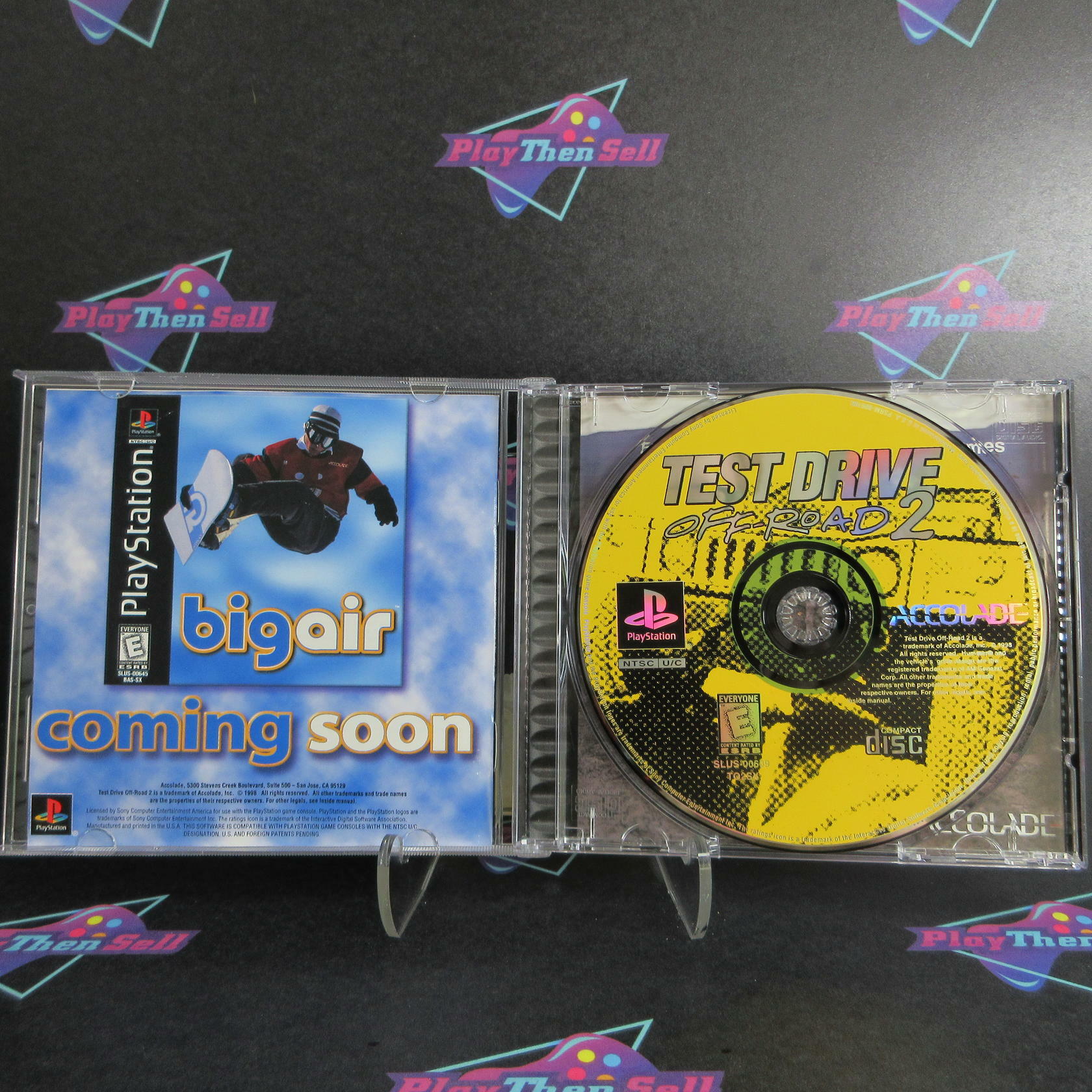 Test Drive Off Road 2 PS1 PlayStation 1 + Reg Card - Like New