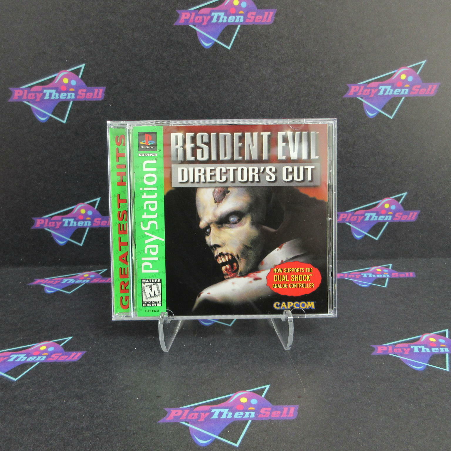 Resident Evil Director's Cut PS1 PlayStation 1 GH + Reg Card - Like New