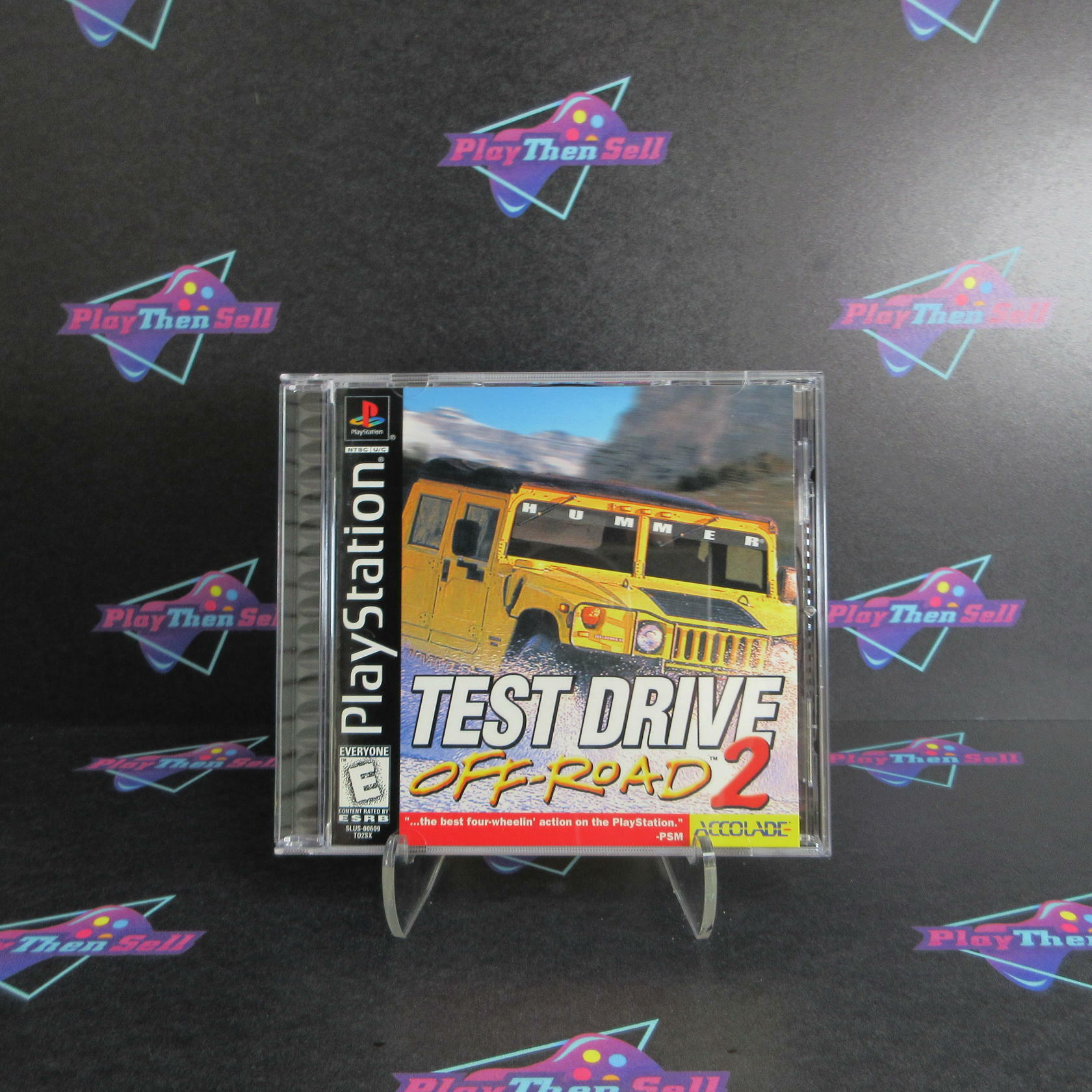 Test Drive Off Road 2 PS1 PlayStation 1 + Reg Card - Like New
