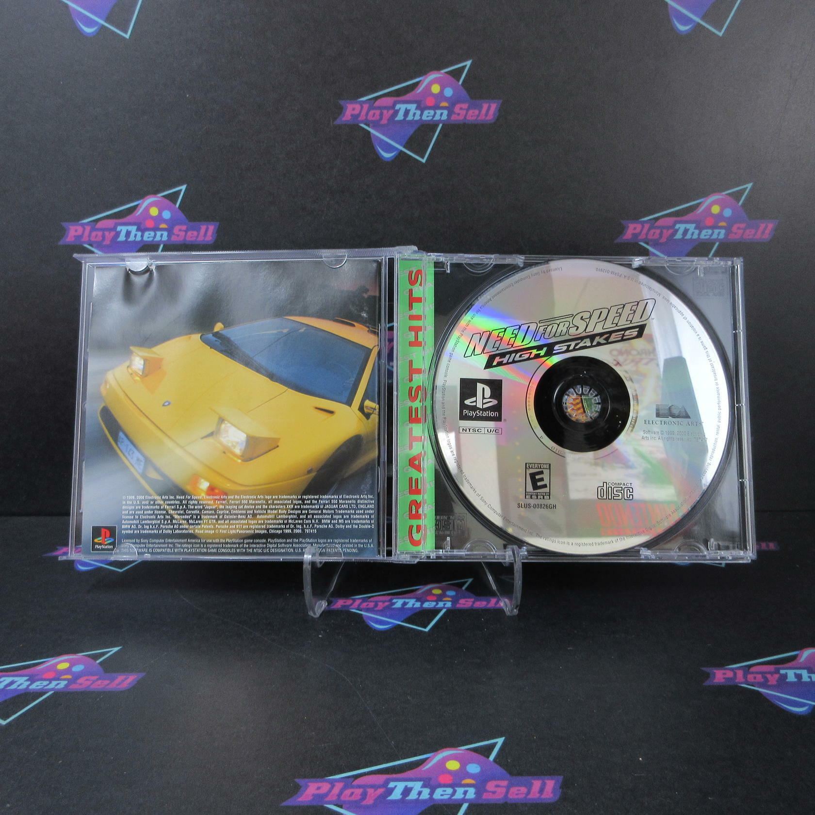 Need For Speed 4 High Stakes GH + Reg Card PS1 PlayStation 1 MD Complete CIB - Very Good