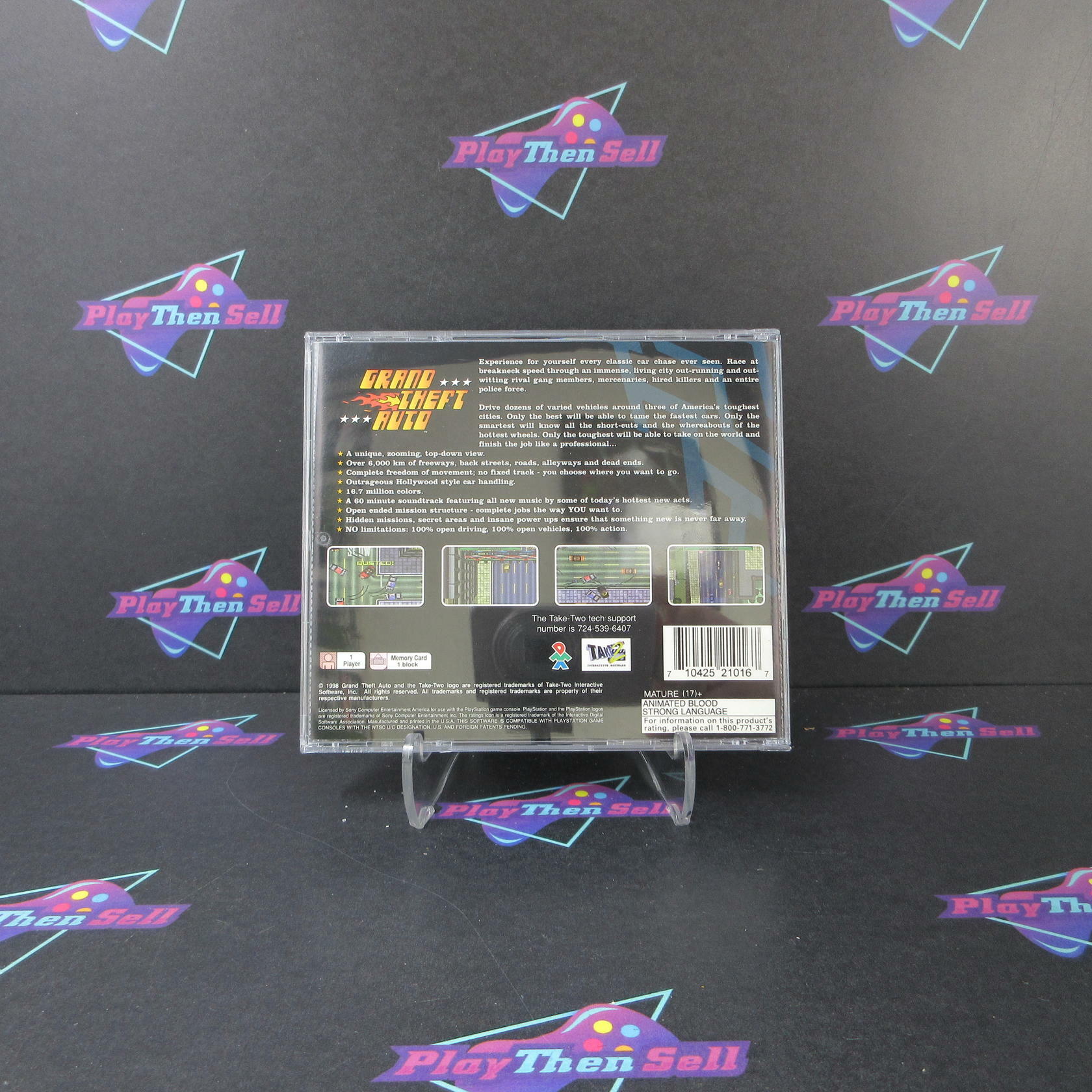 Grand Theft Auto PS1 PlayStation 1 - Like New